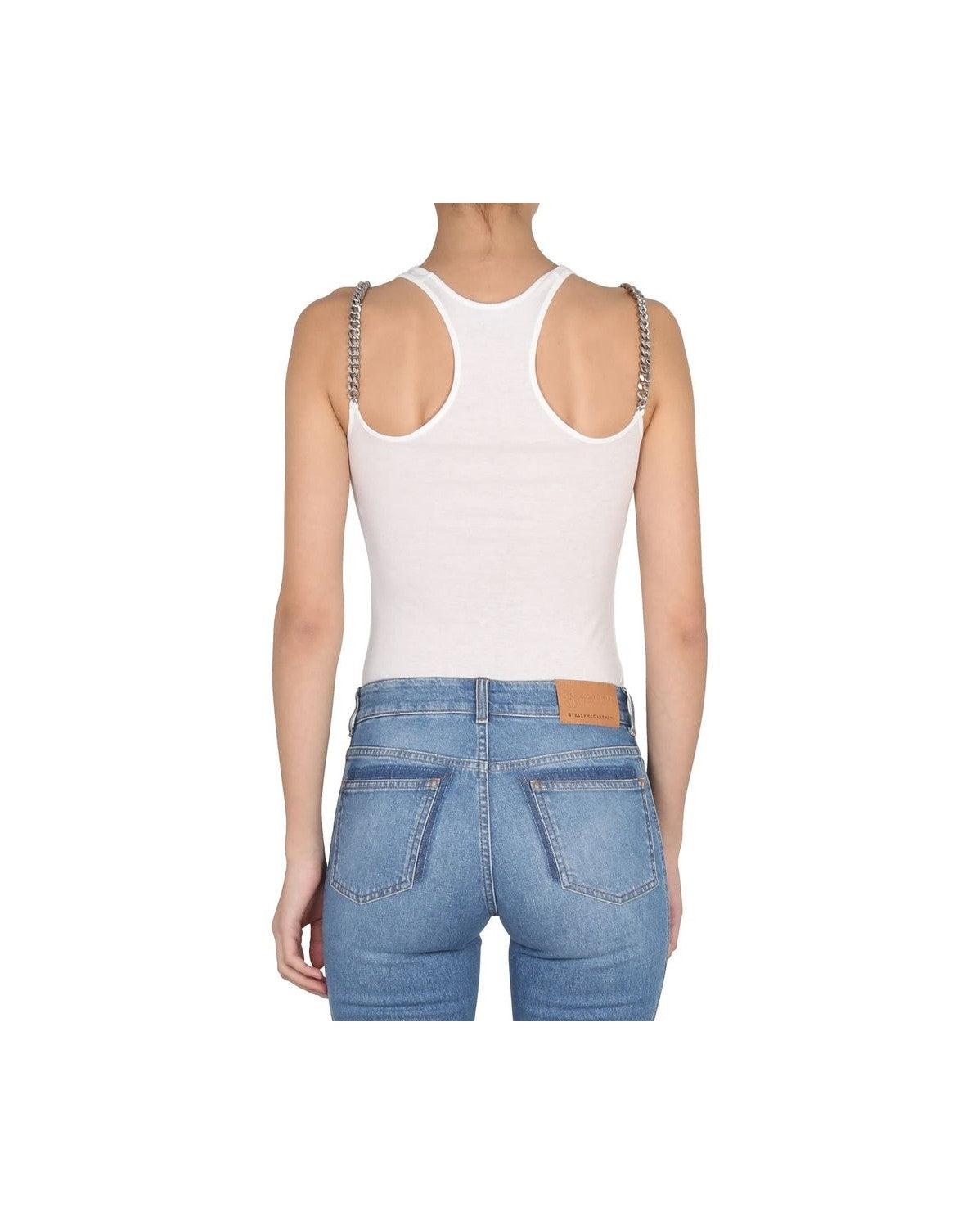 Stella Mccartney White Cotton Tank Top Glam Steals
