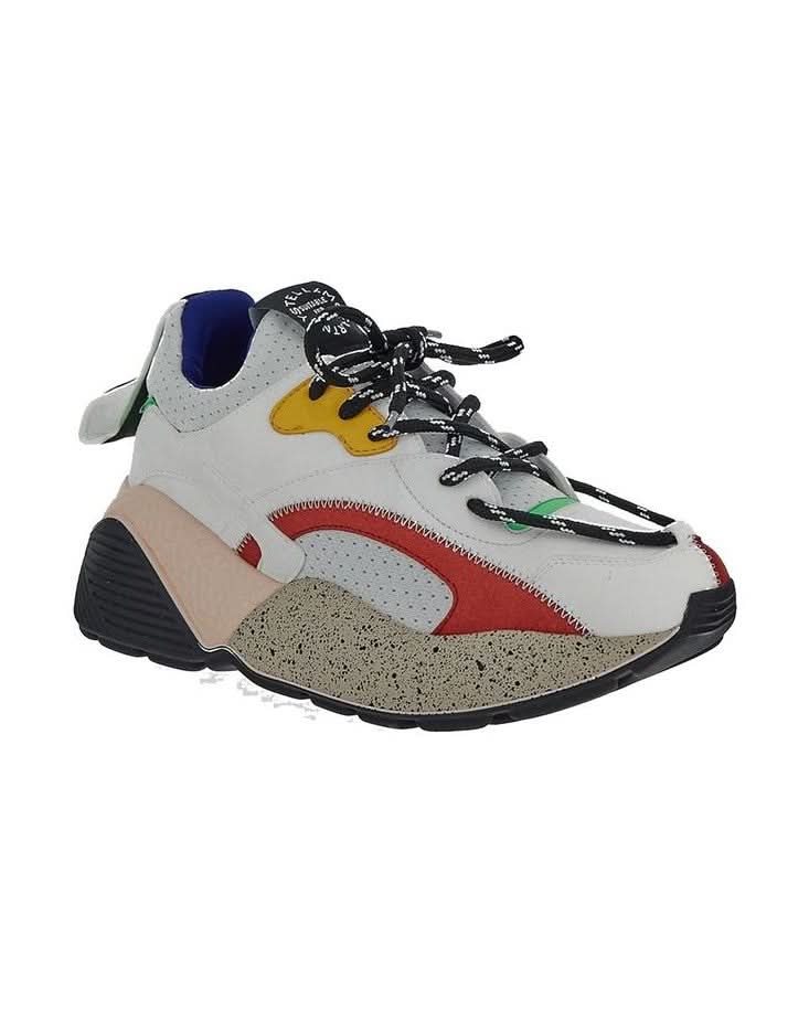 Stella Mccartney White Vegan Leather Chunky Sneakers Sneakers