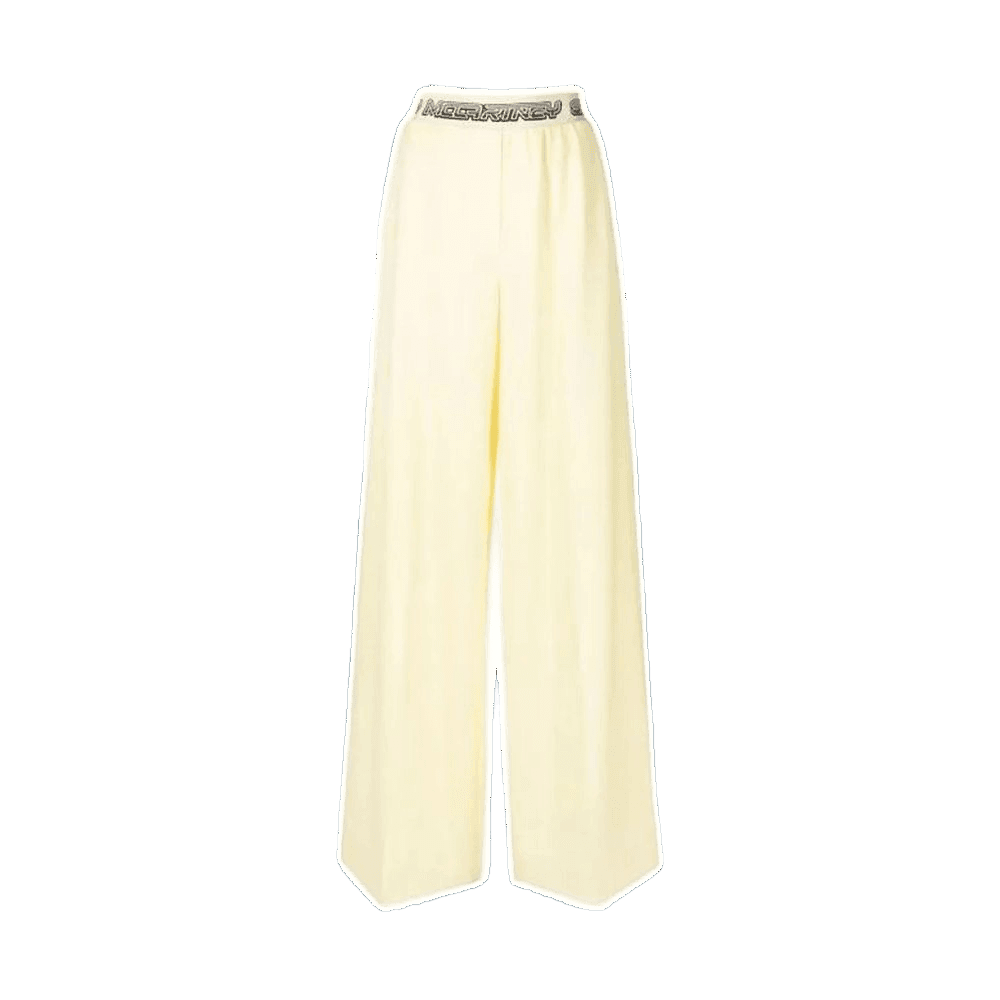 Stella Mccartney Yellow Wool Casual Pant Glam Steals