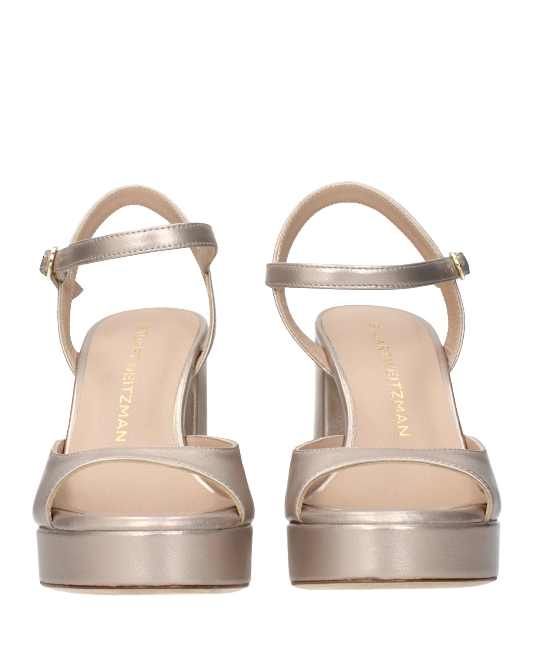 Stuart Weitzman Beige Leather Platforms Glam Steals