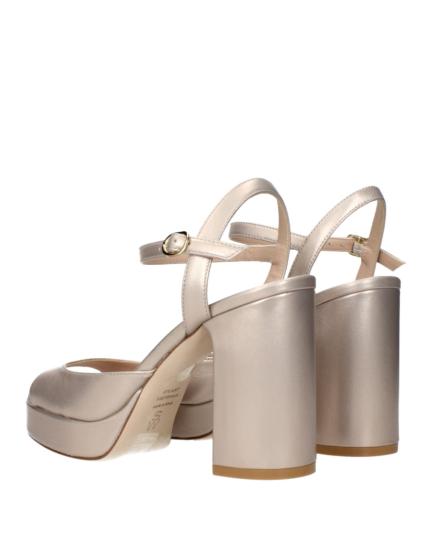 Stuart Weitzman Beige Leather Platforms Glam Steals