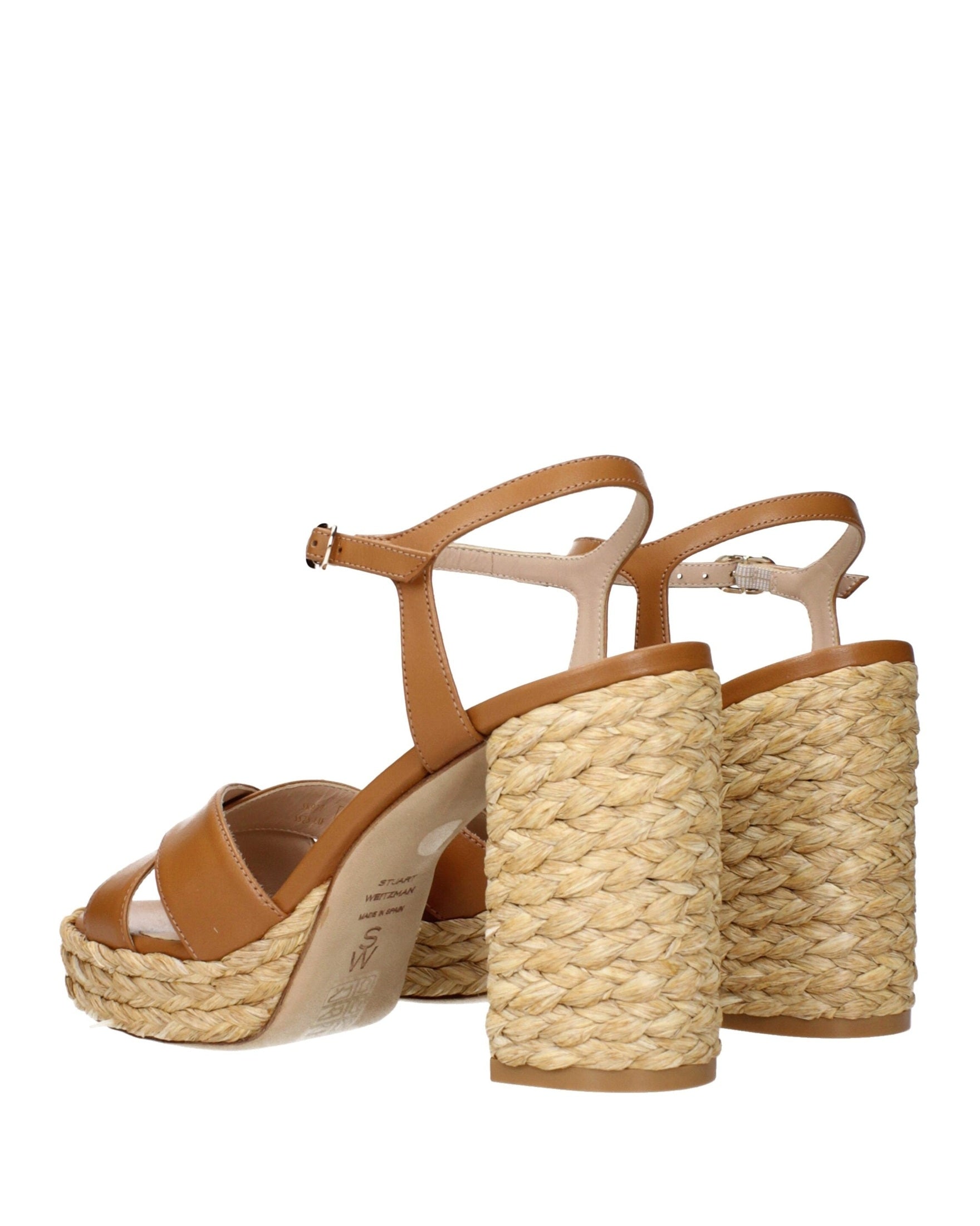 Stuart Weitzman Brown Leather Platforms Glam Steals