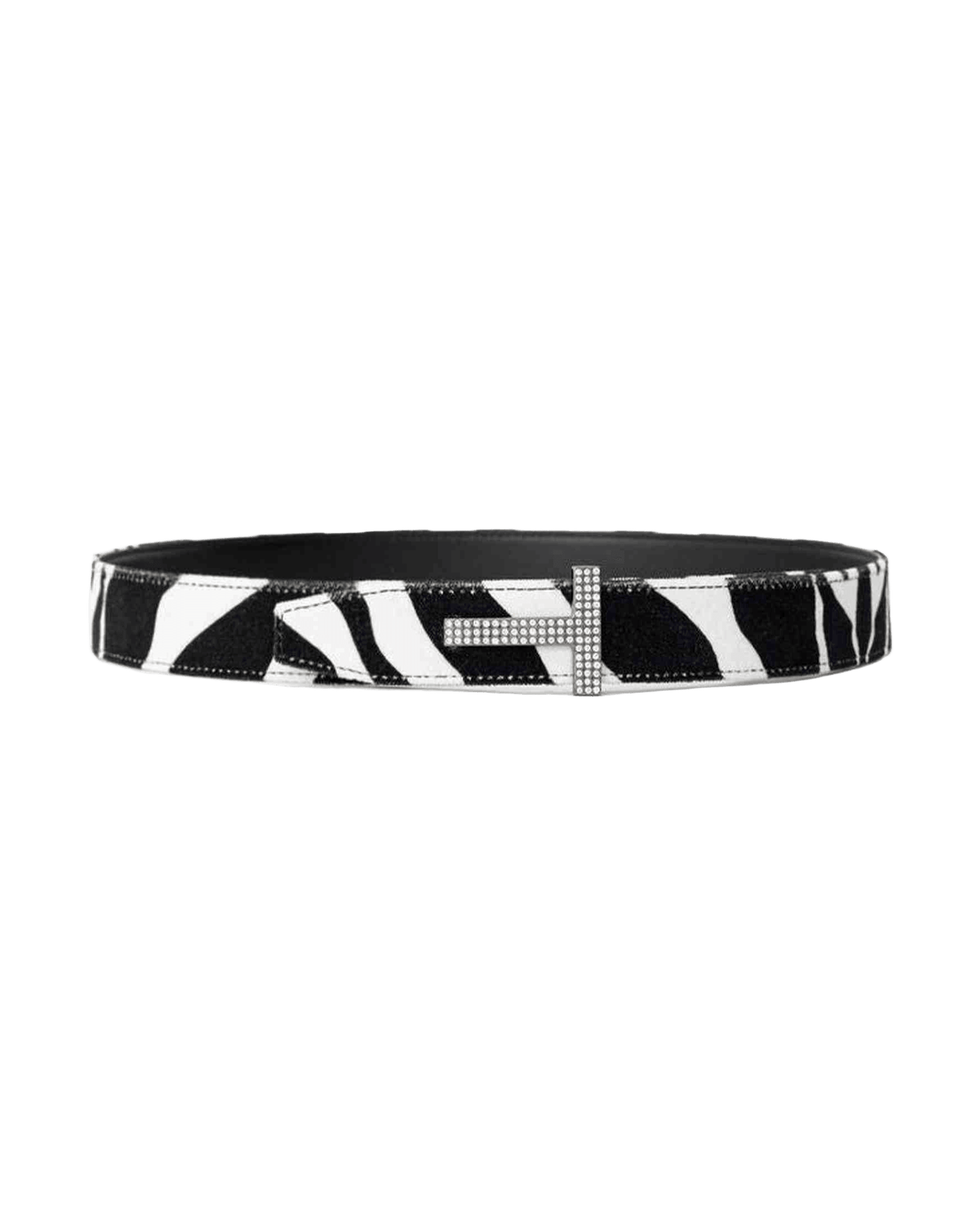 Tom Ford Black And White Leather Belt Glam Steals