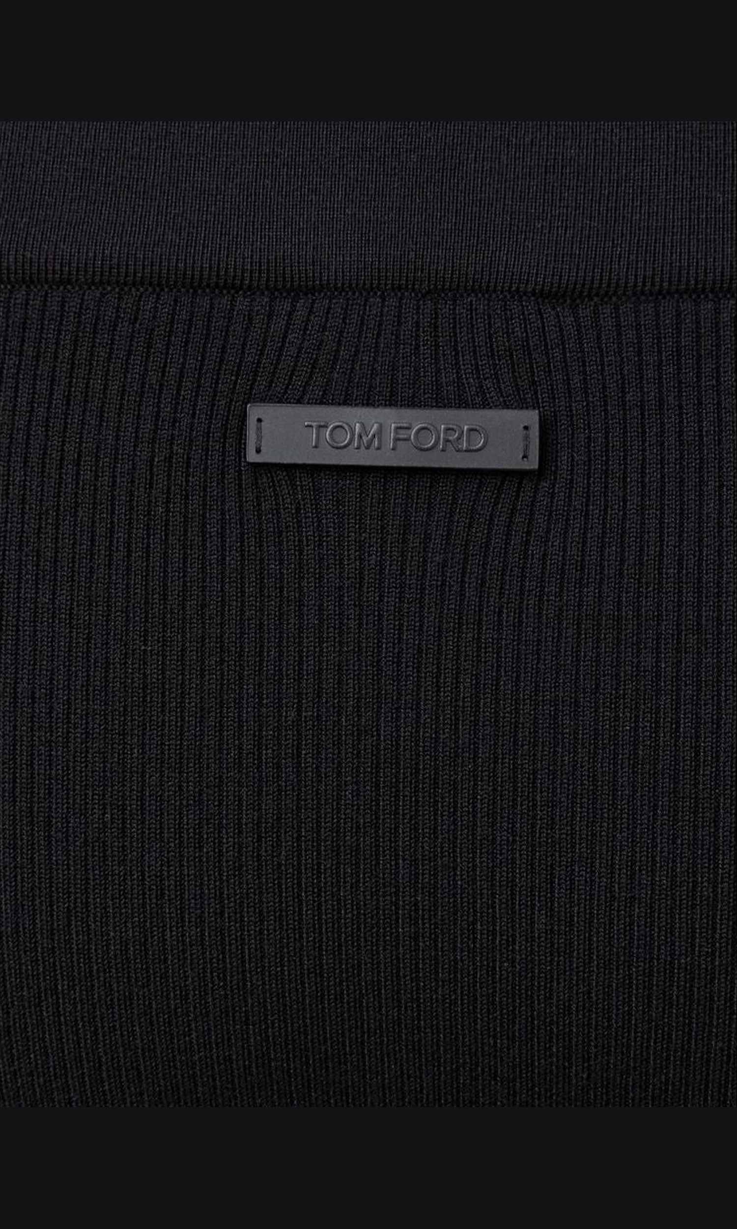 Tom Ford Black Cashmere Midi Glam Steals