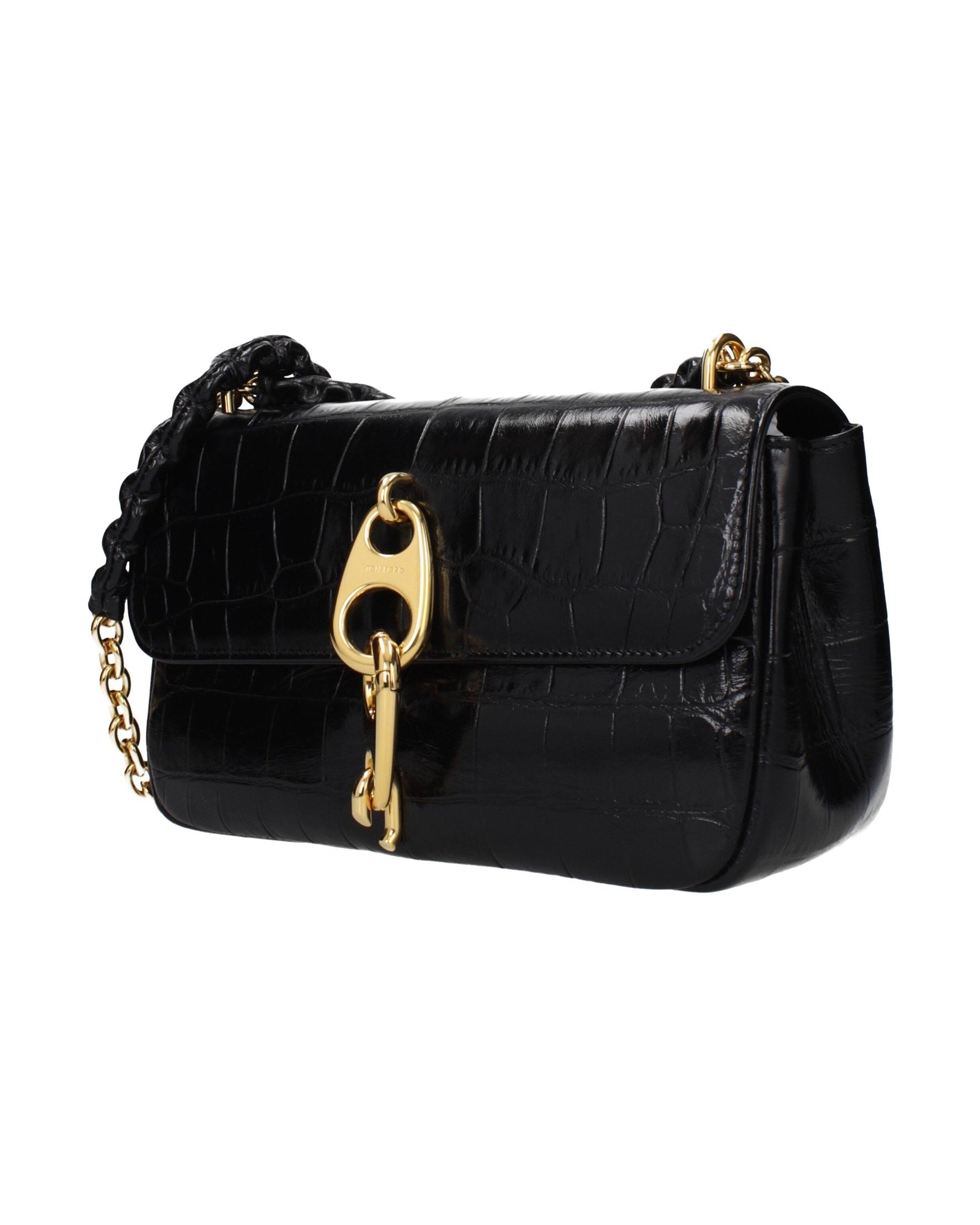 Tom Ford Black Leather Shoulder Bag Glam Steals