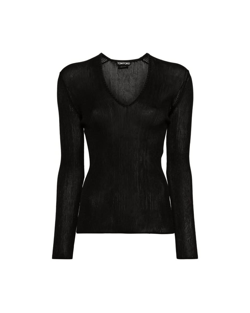 Tom Ford Black Polyamide Top