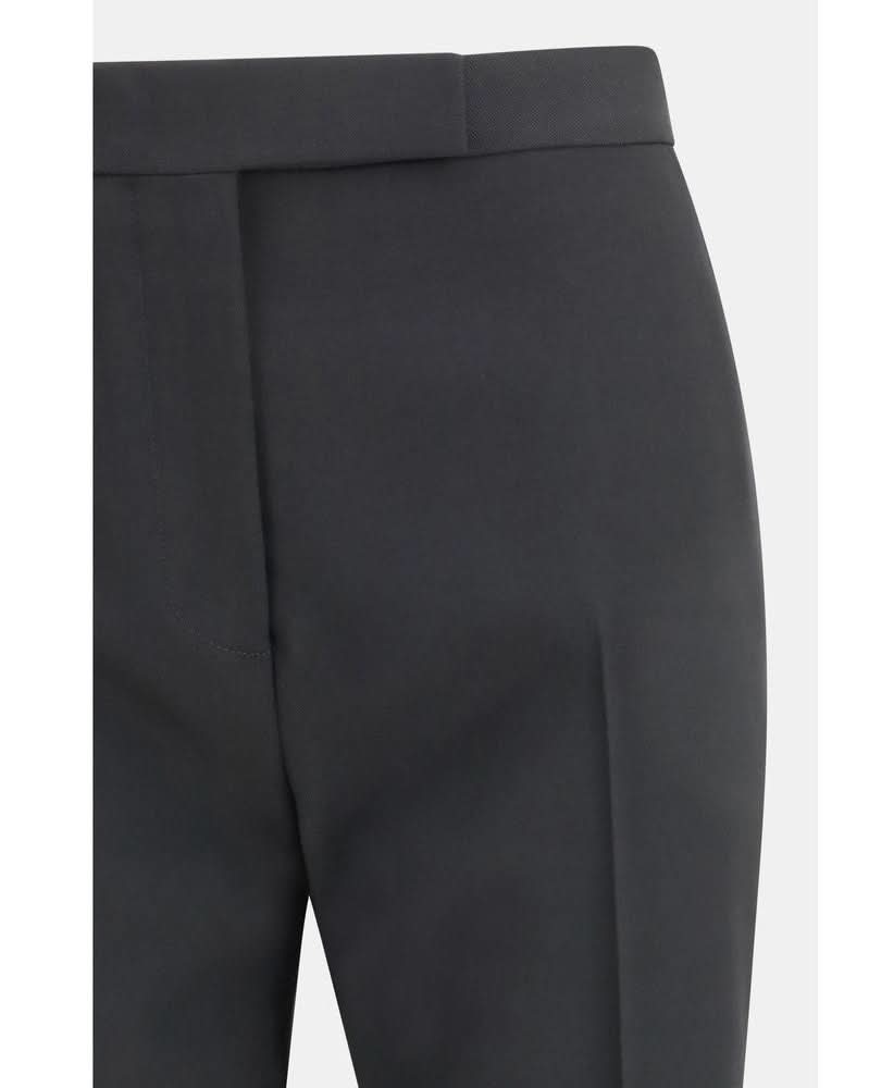 Tom Ford Black Wool Fleece Dress Pant