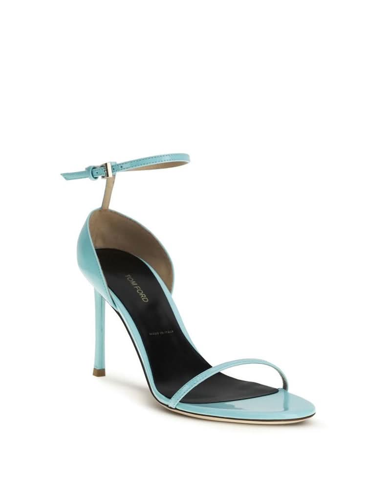 Tom Ford Blue Stiletto Heel Sandals Glam Steals