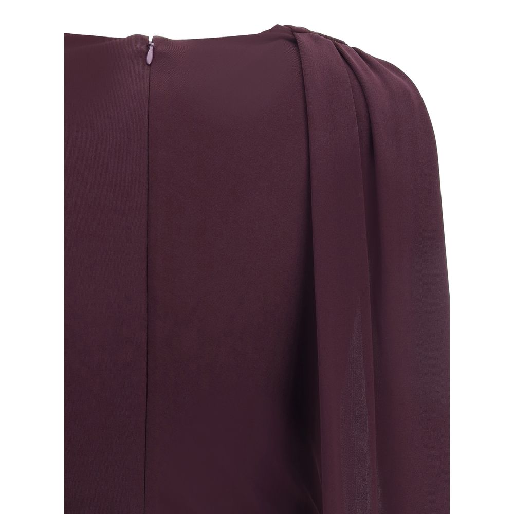 Tom Ford Jersey Midi Dress Scarf Glam Steals