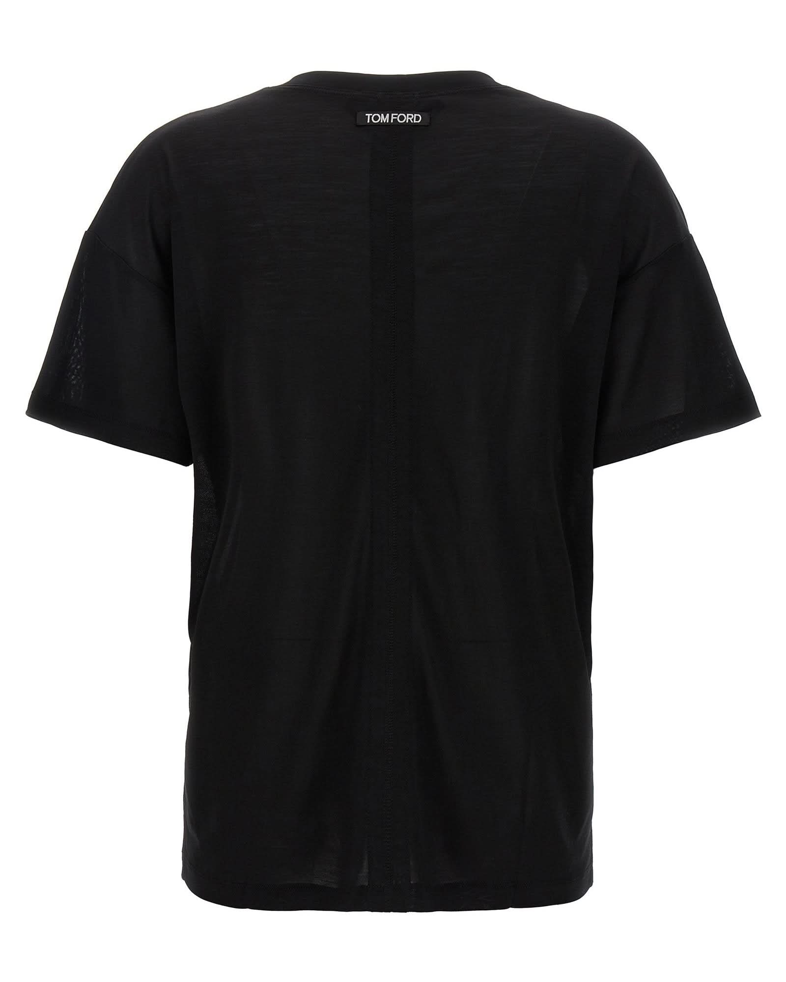 Tom Ford Logo Print T-shirt Glam Steals