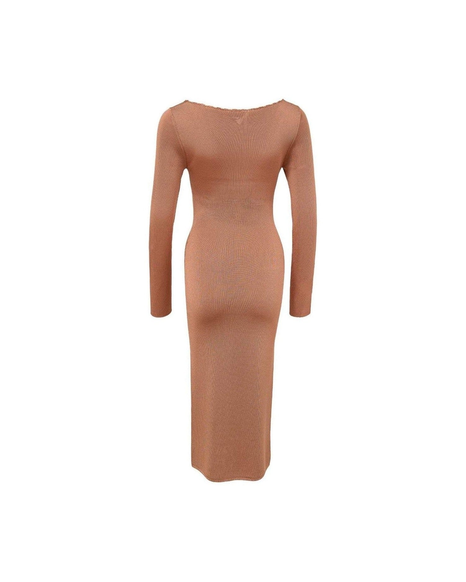 Tom Ford Orange Viscose Long Glam Steals