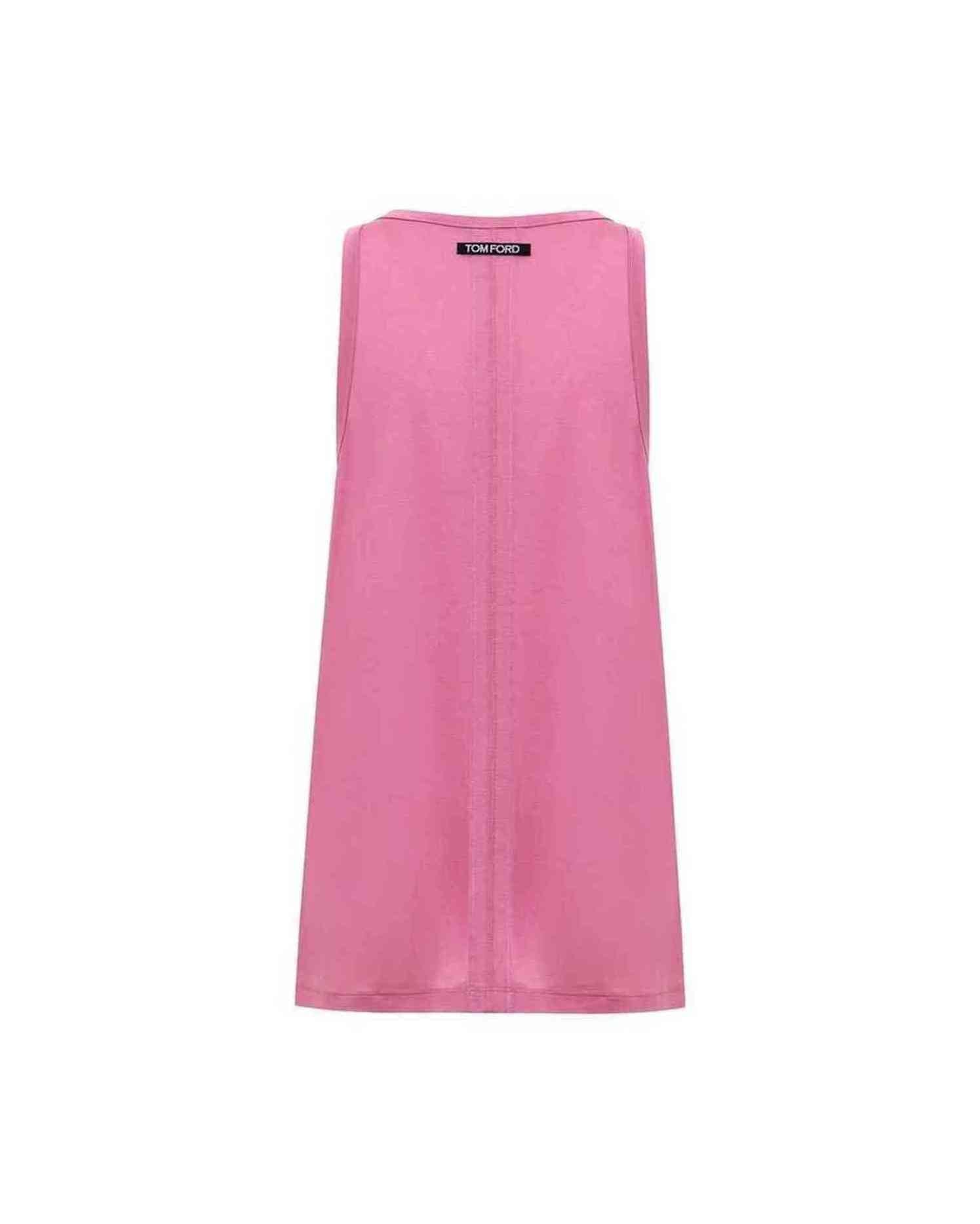 Tom Ford Pink Silk Tank Top Glam Steals
