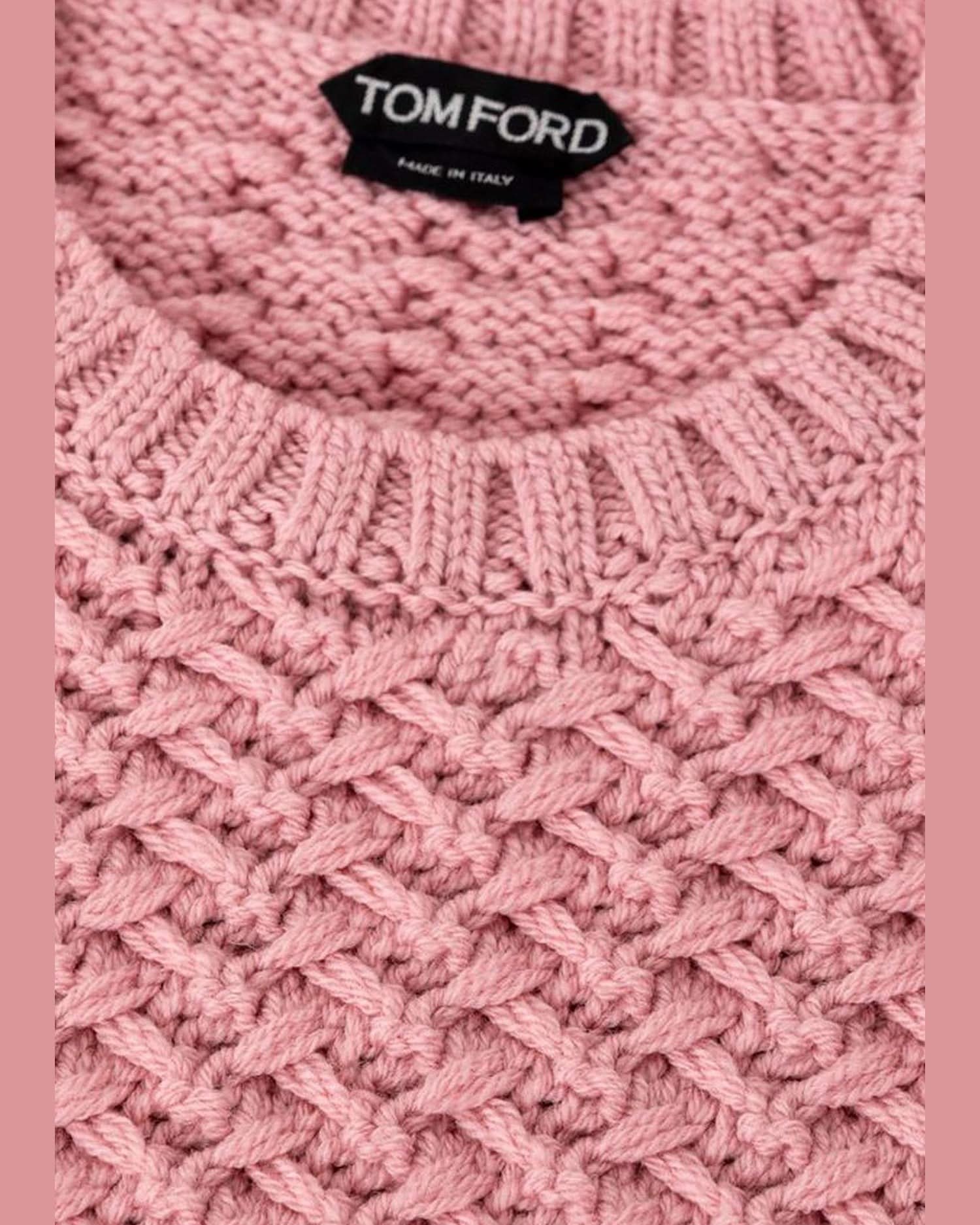 Tom Ford Pink Wool Sweater Sweaters