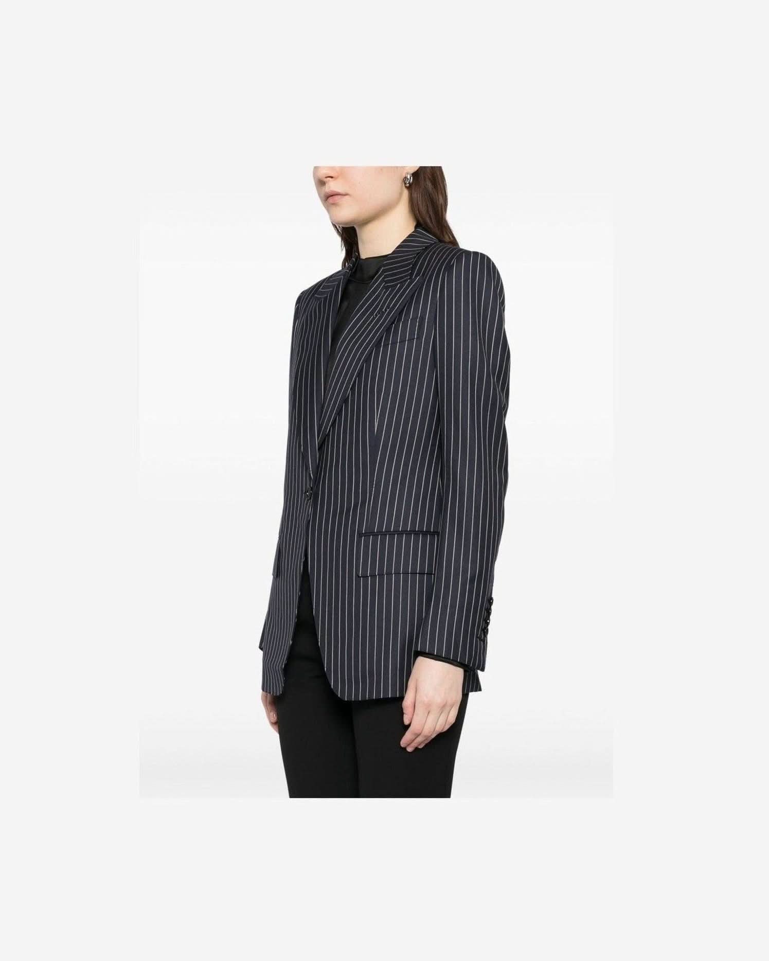 Tom Ford Pinstripe Single Breasted Blazer Suits