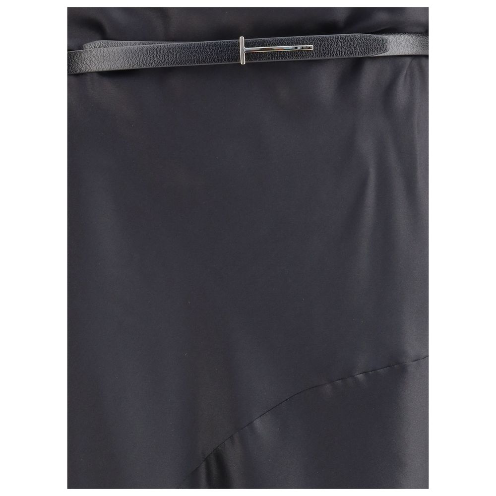 Tom Ford Silk Satin Long Skirt Glam Steals