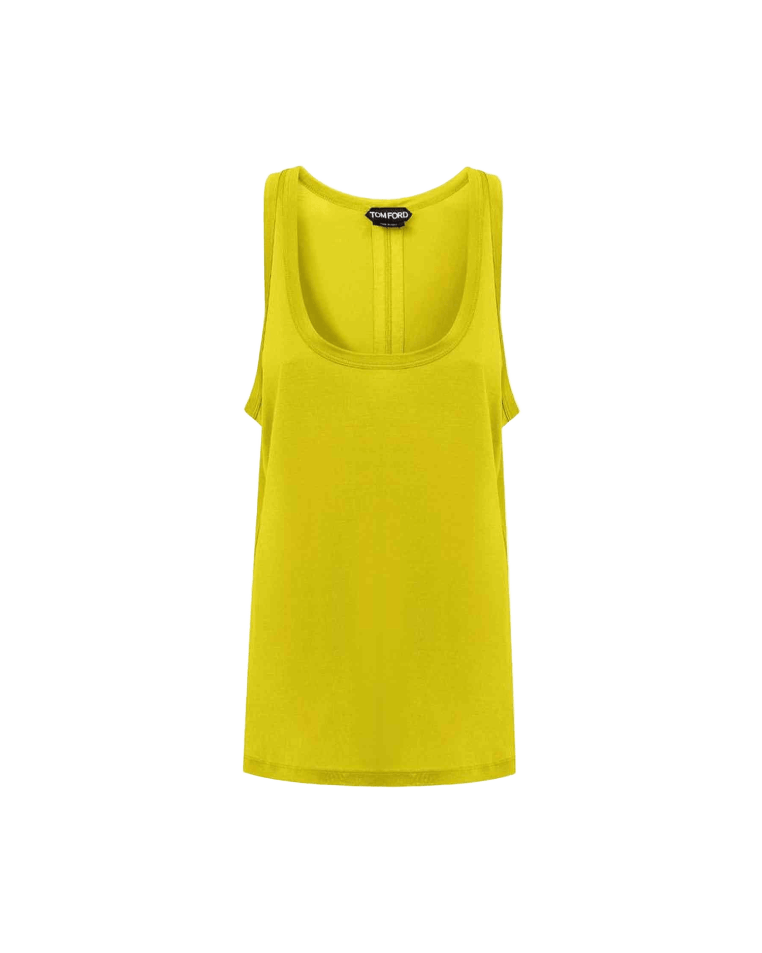 Tom Ford Yellow Silk Tank Top Glam Steals