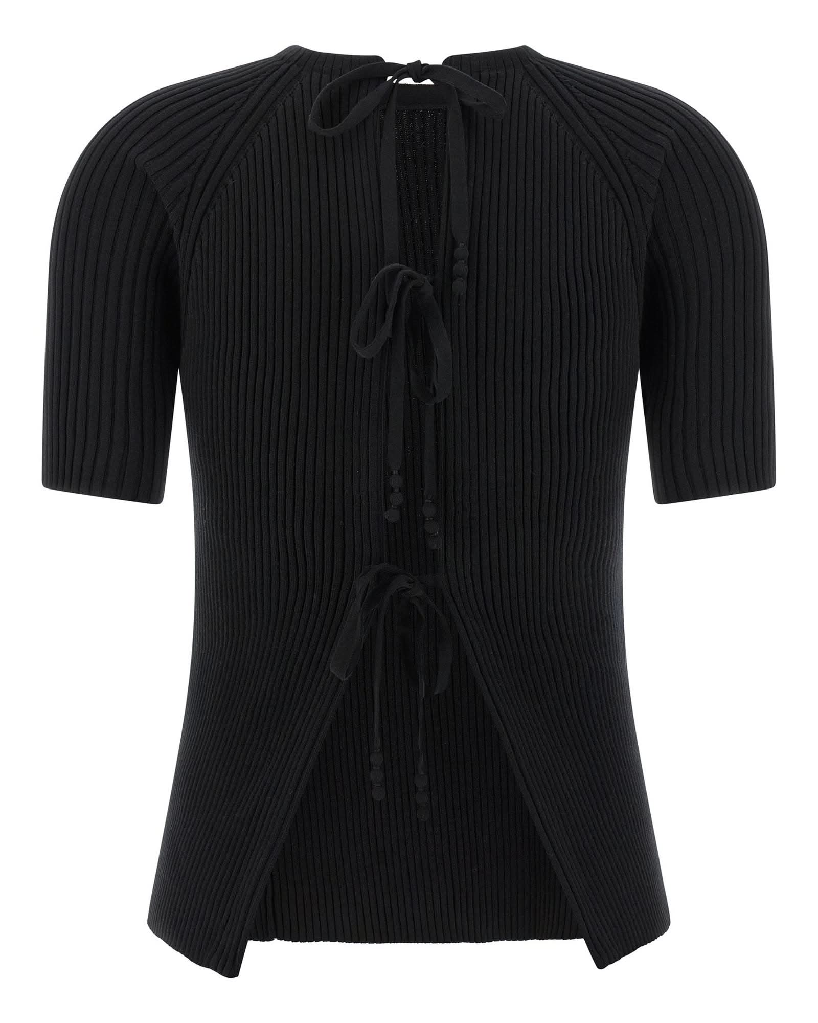 Tory Burch Back Closure Sweater Glam Steals