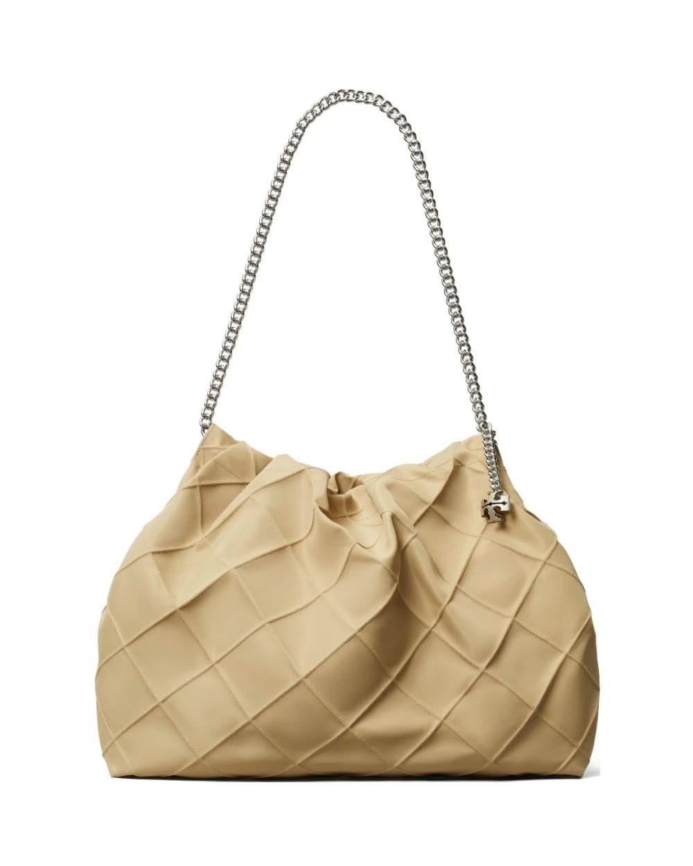 Tory Burch Fleming Nylon Hobo Bag Glam Steals