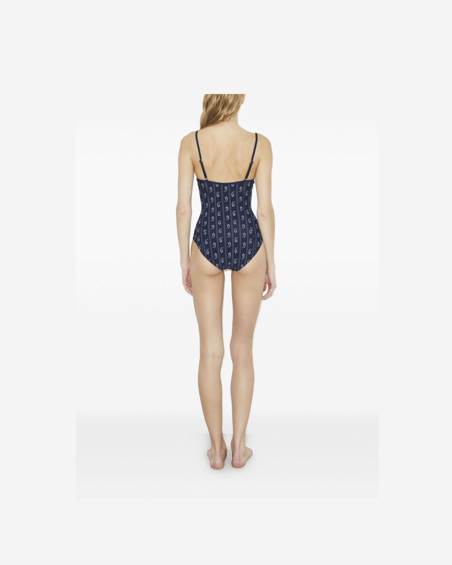 Tory Burch Blue One-Piece Swimsuit One-Piece Swimsuits