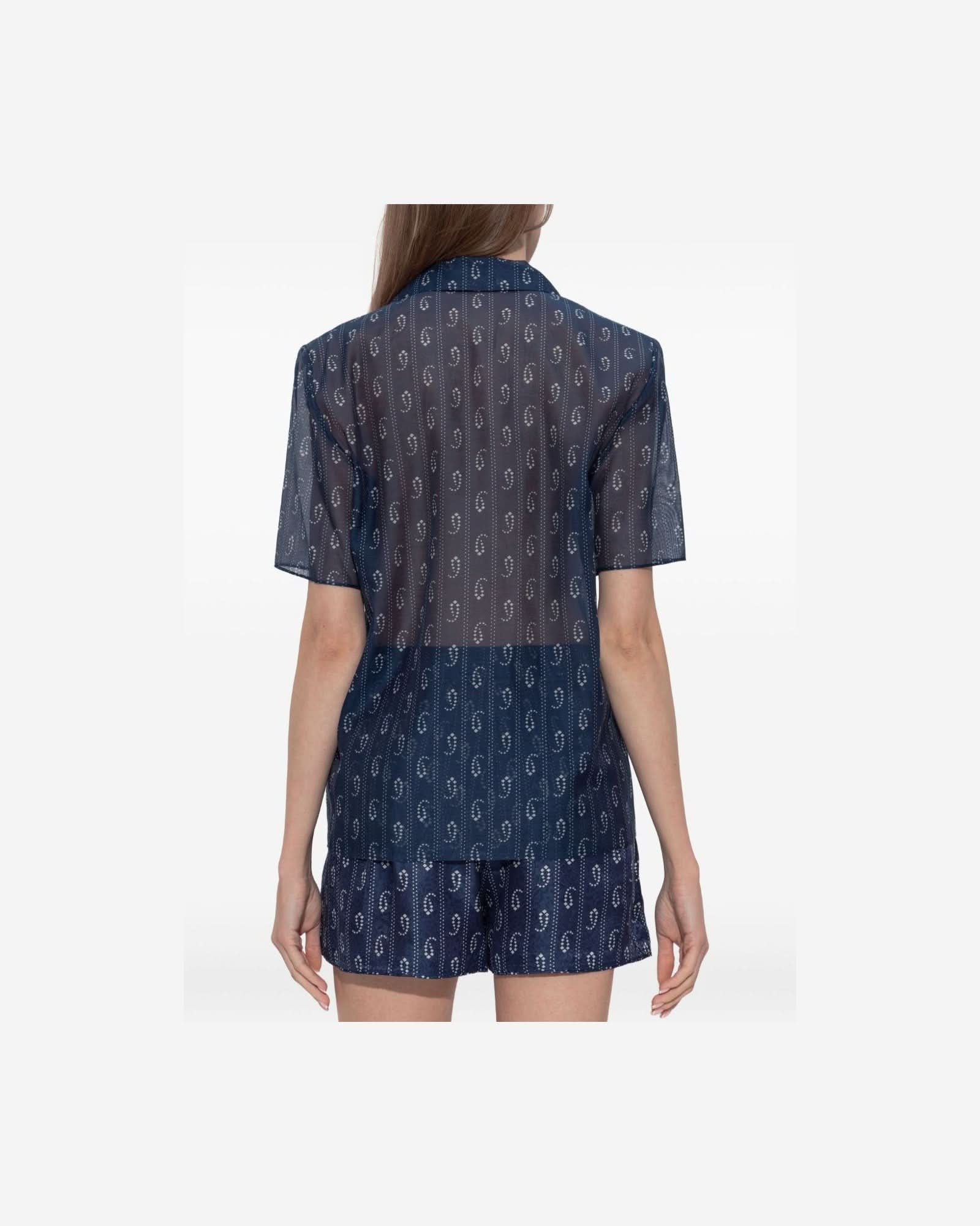 Tory Burch Blue Shirt Shirts