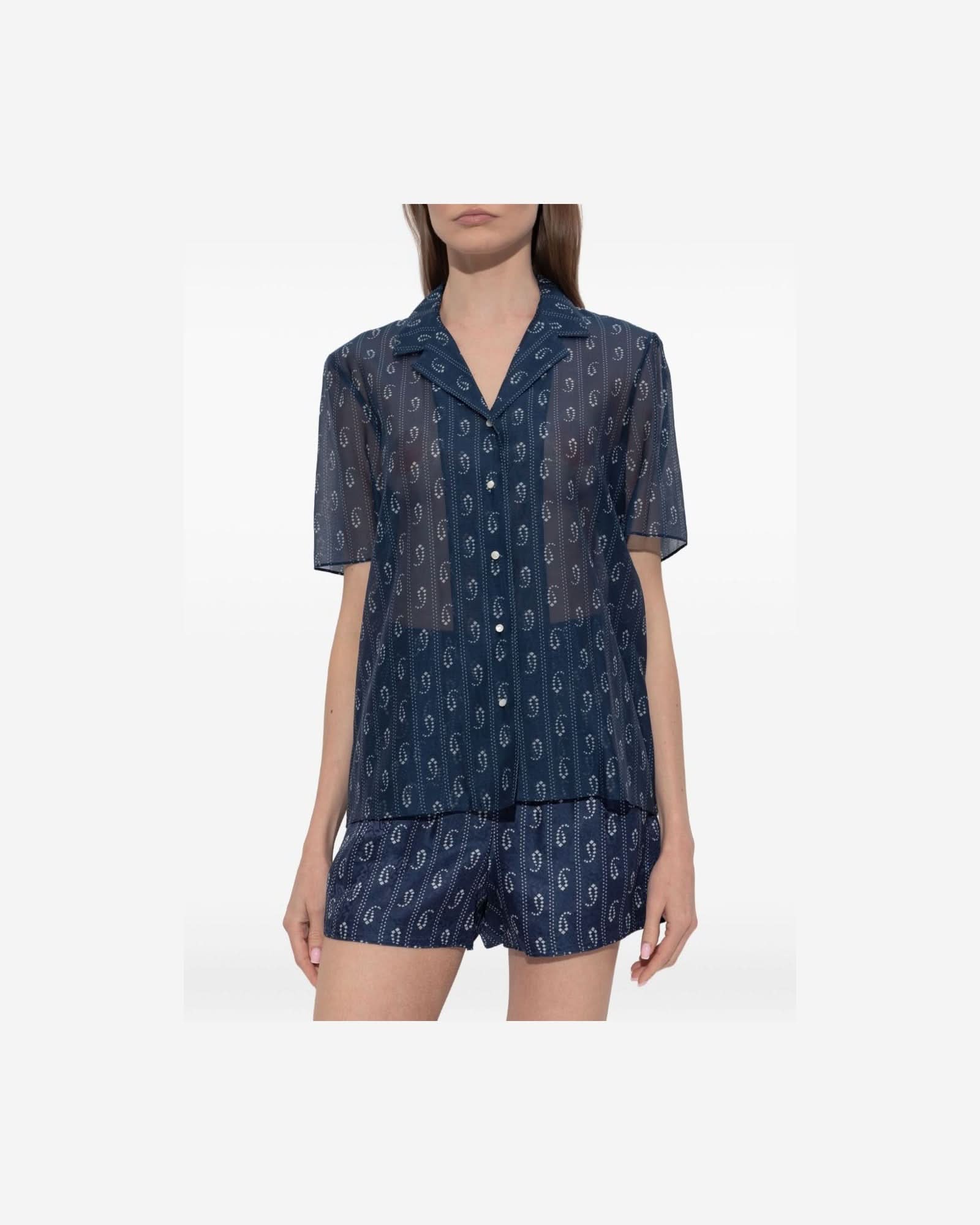 Tory Burch Blue Shirt Shirts
