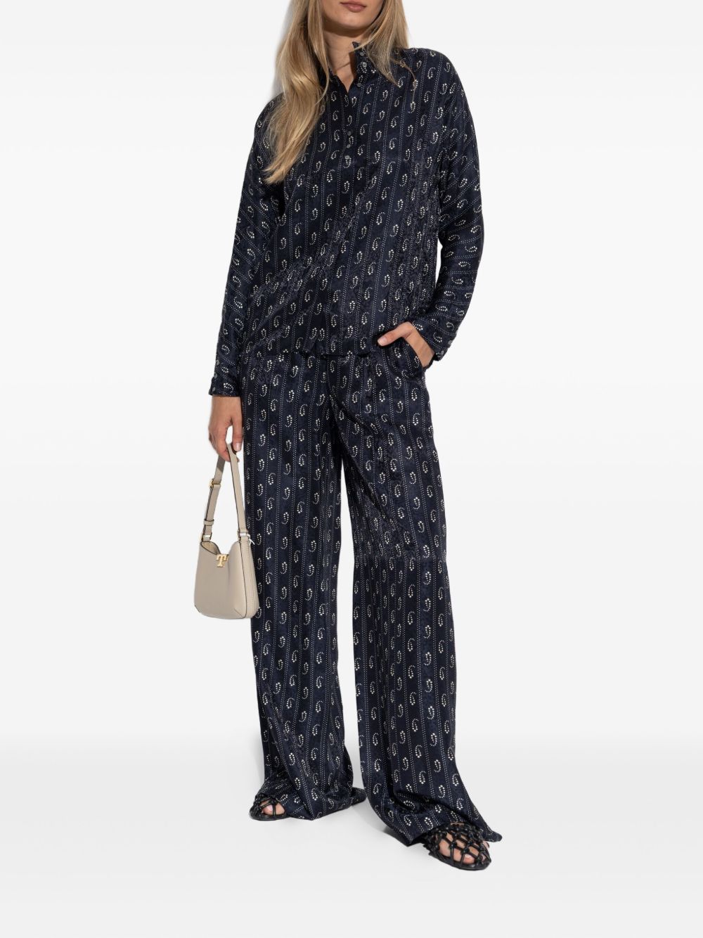 Tory Burch Blue Sweater Glam Steals