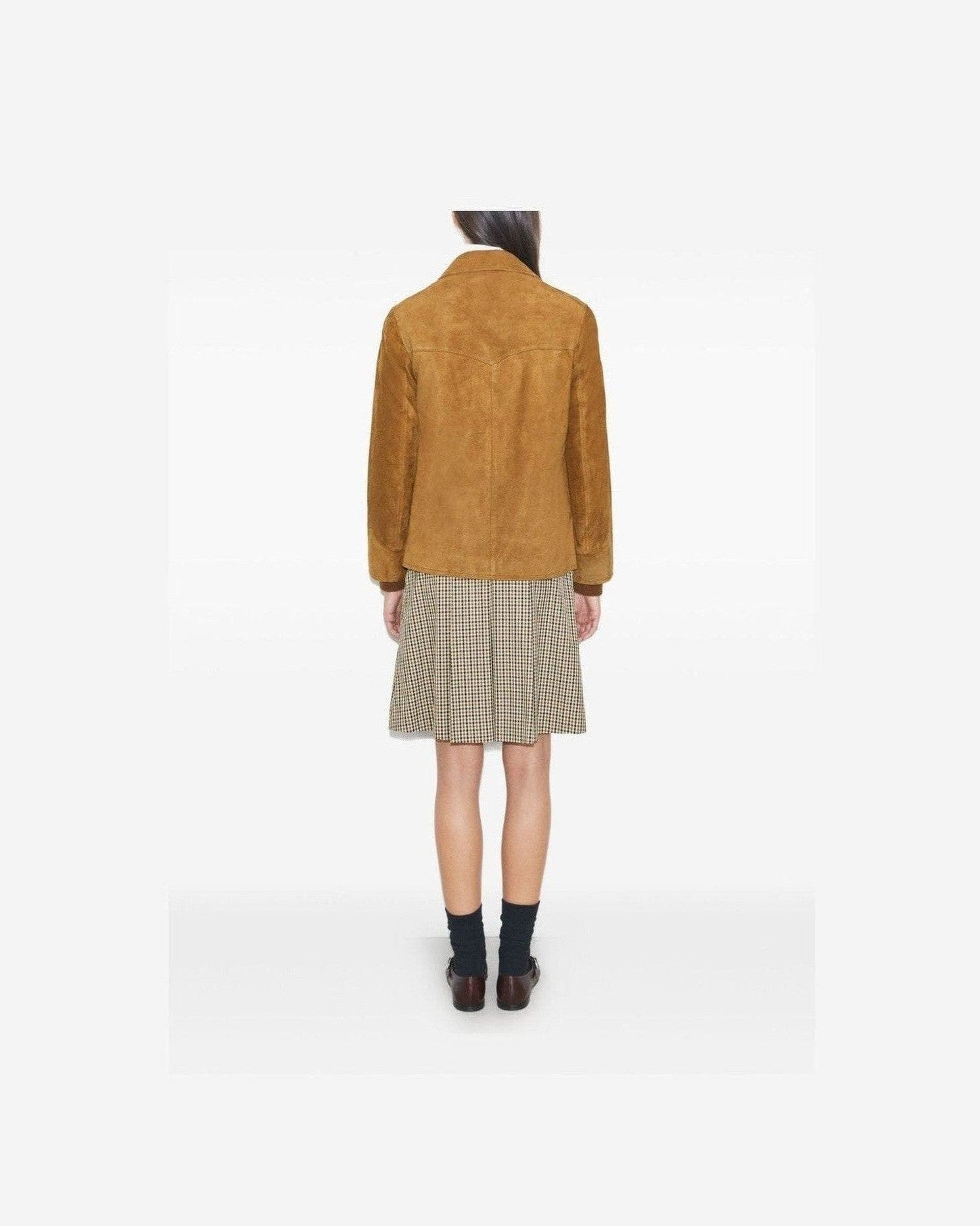 Tory Burch Brown Leather Jacket Glam Steals