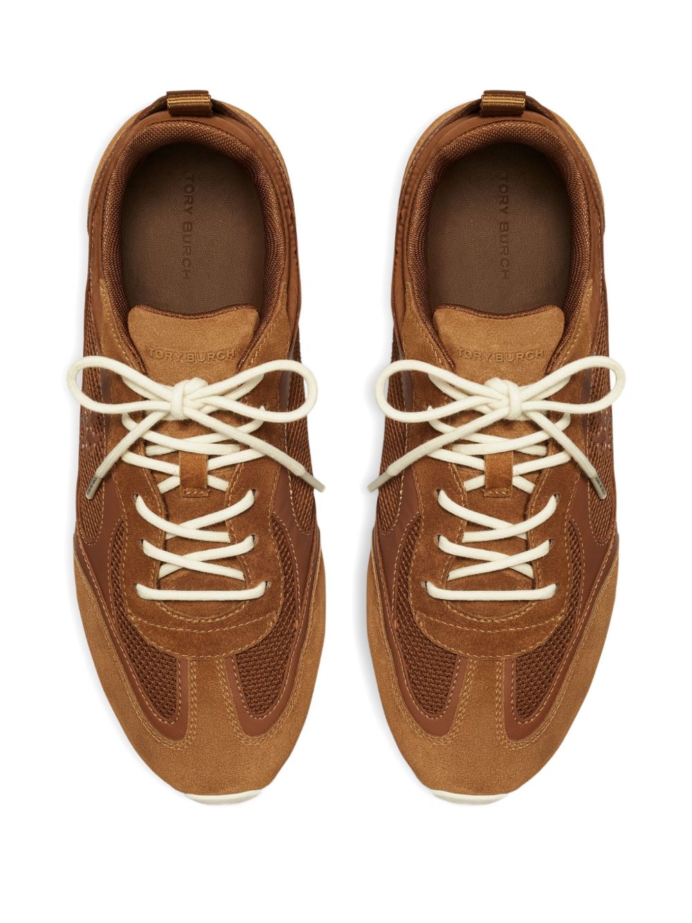Tory Burch Brown Leather Sneakers Glam Steals