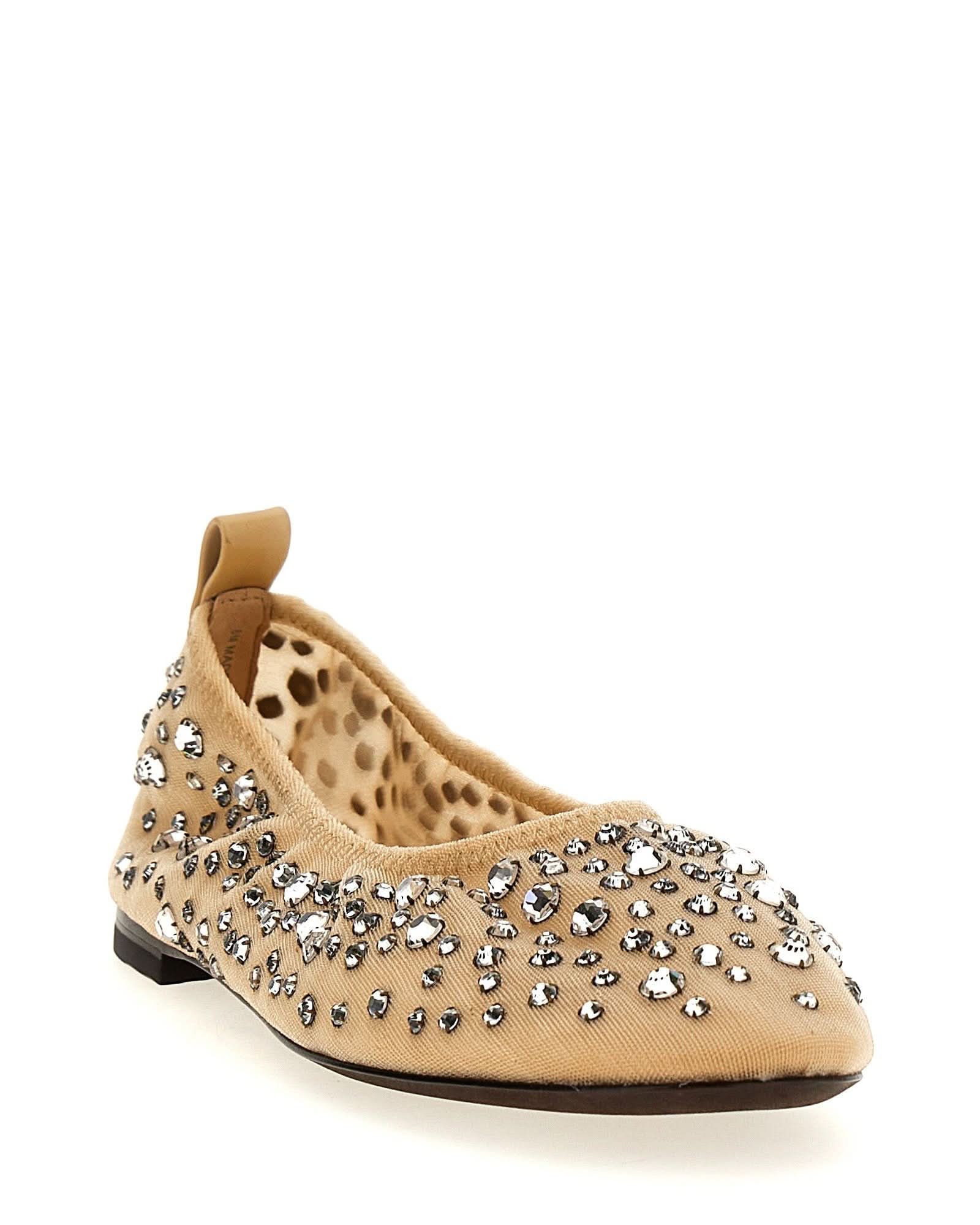Tory Burch Crystal Ballet Flats Glam Steals