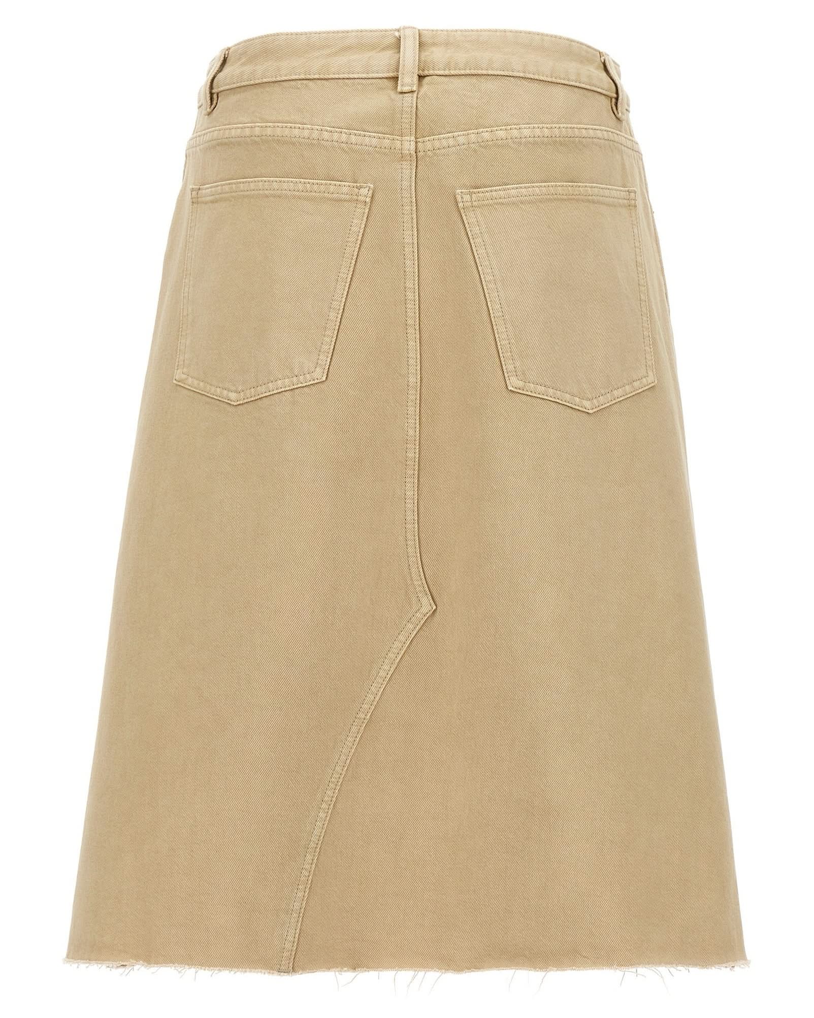 Tory Burch Deconstructed Midi Skirt Glam Steals