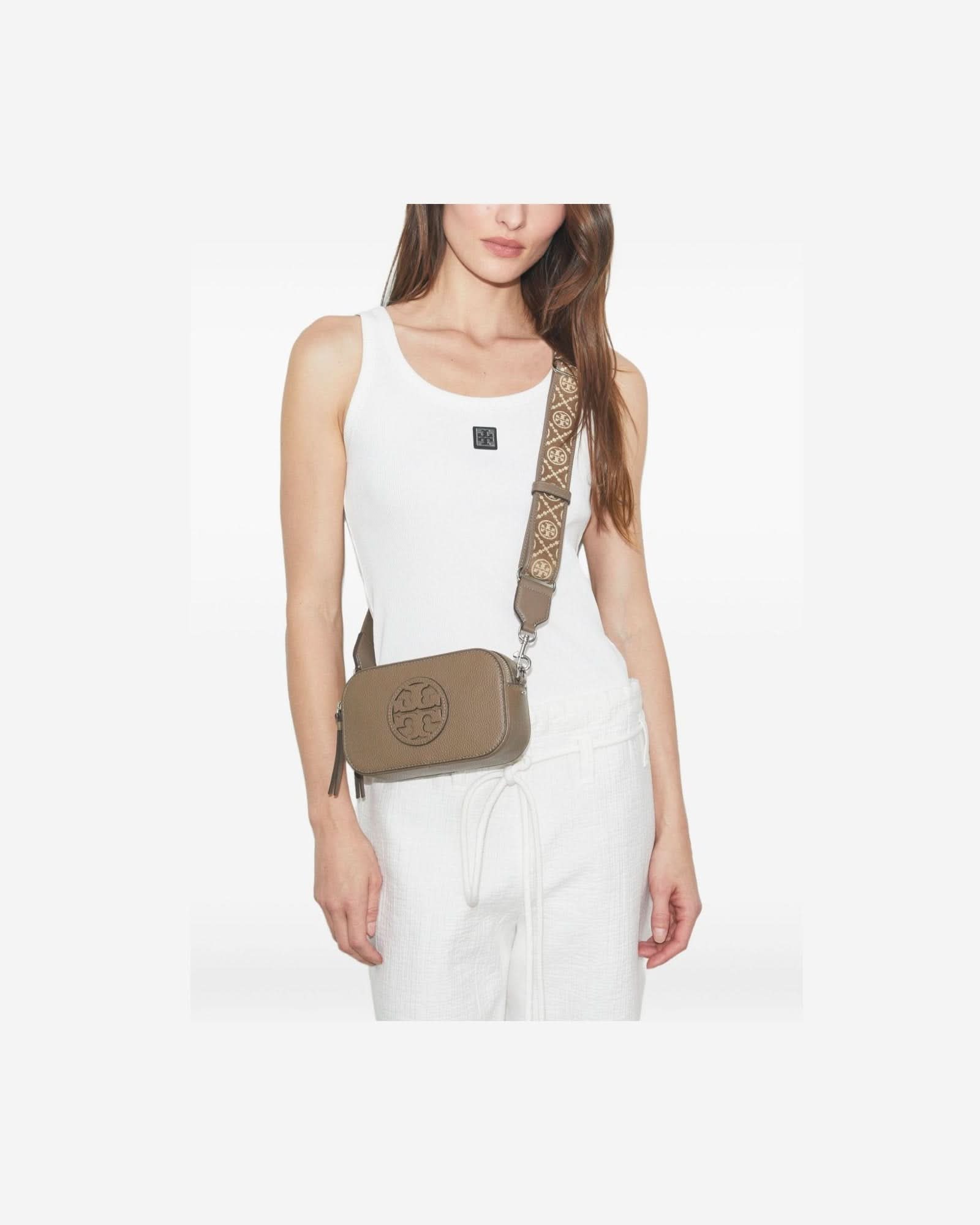 Tory Burch Dove Grey Bag Shoulder Bags