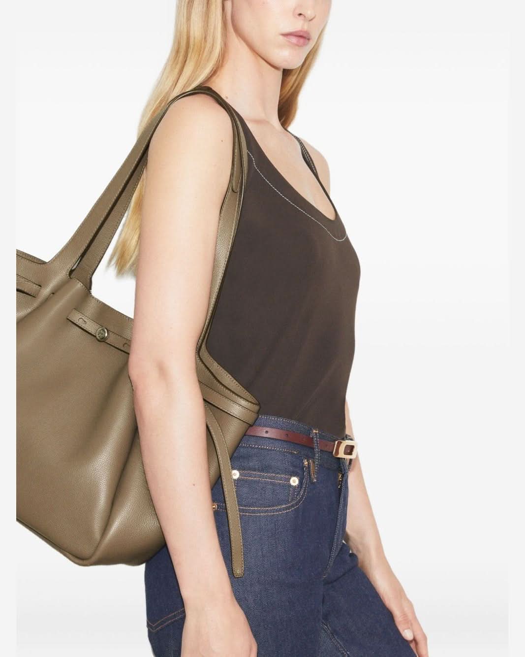 Tory Burch Dove Grey Bag Shoulder Bags