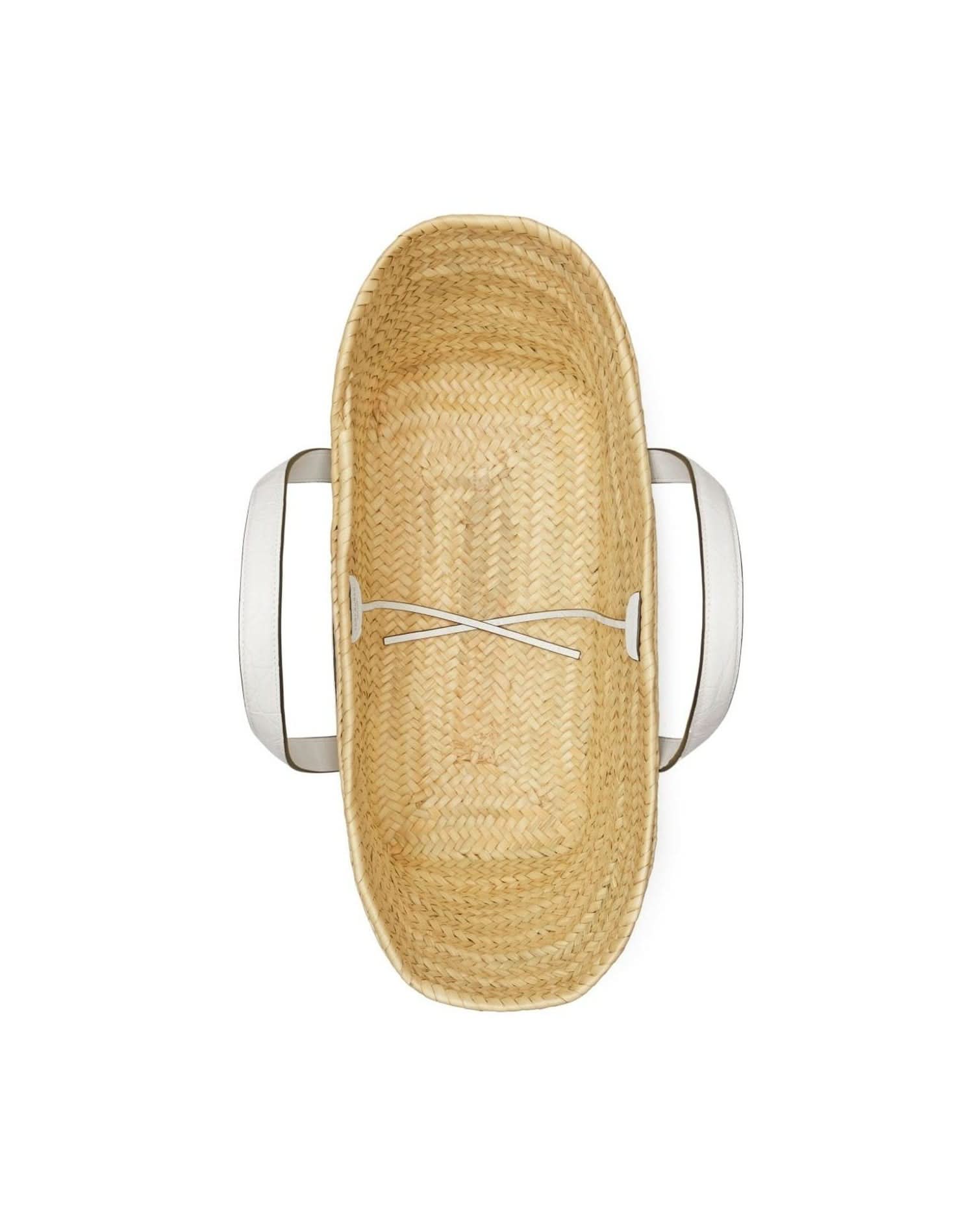 Tory Burch Ella Straw Basket Bag Handbags