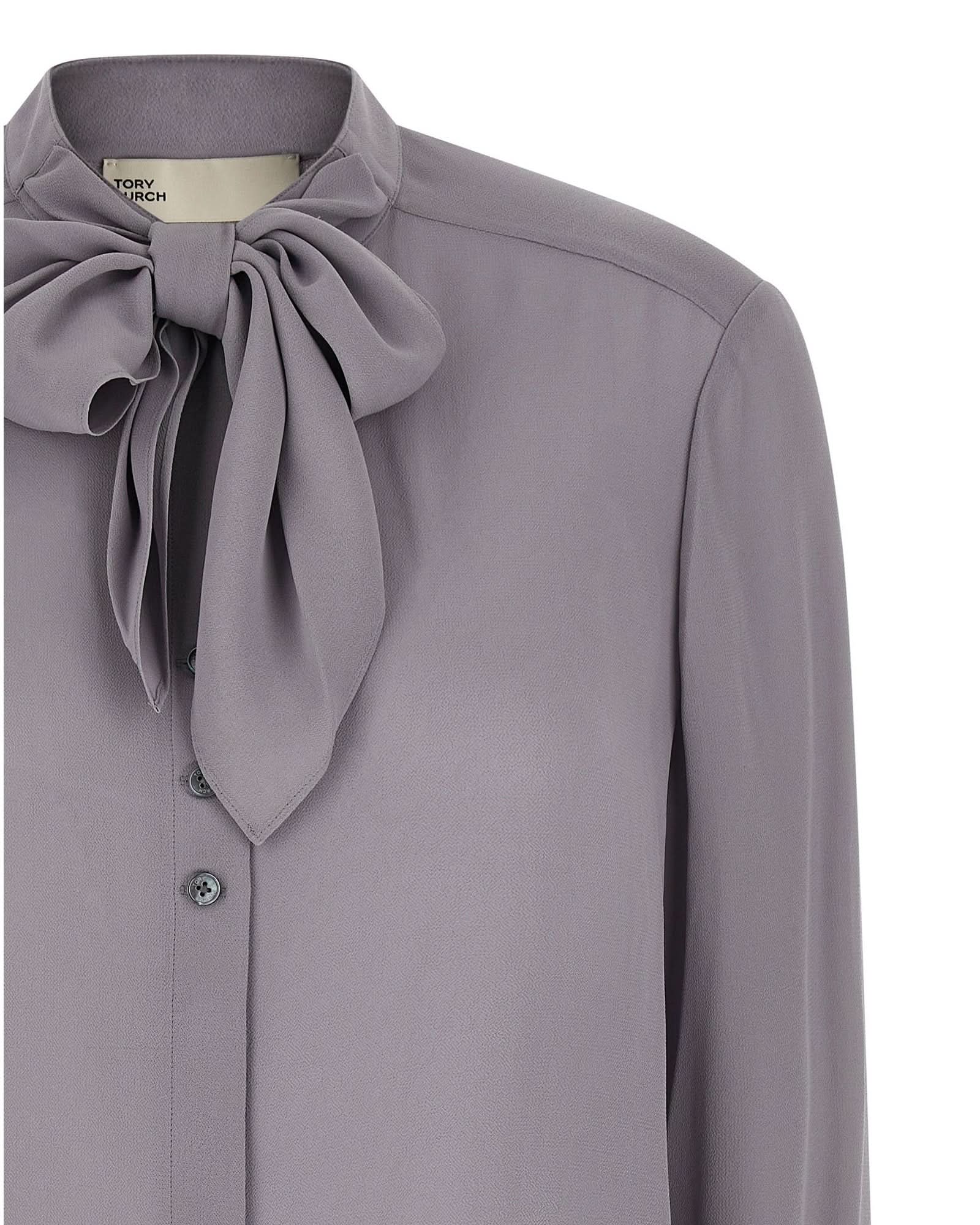 Tory Burch Georgette Bow Blouse Shirts