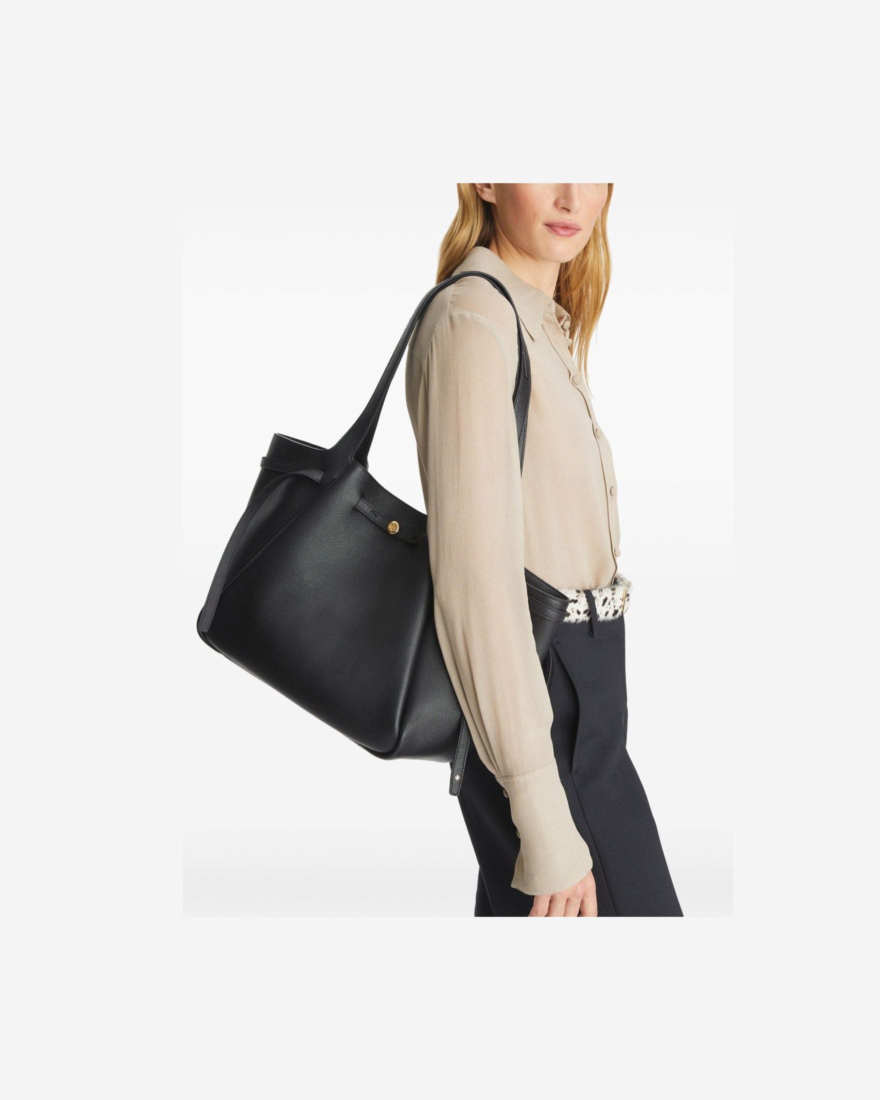 Tory Burch Leather Romy Tote Bag Glam Steals