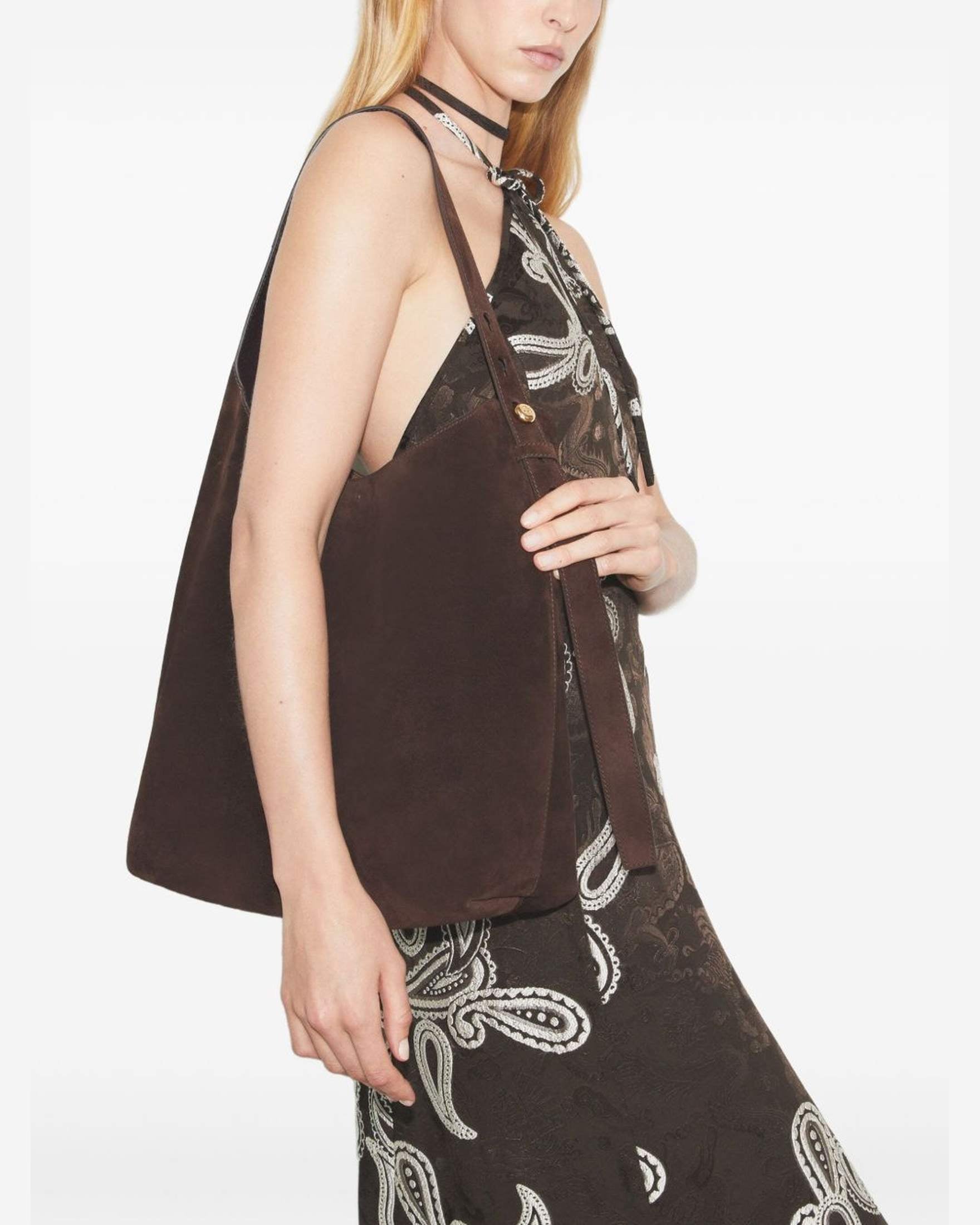 Tory Burch Suede Romy Hobo Bag Glam Steals