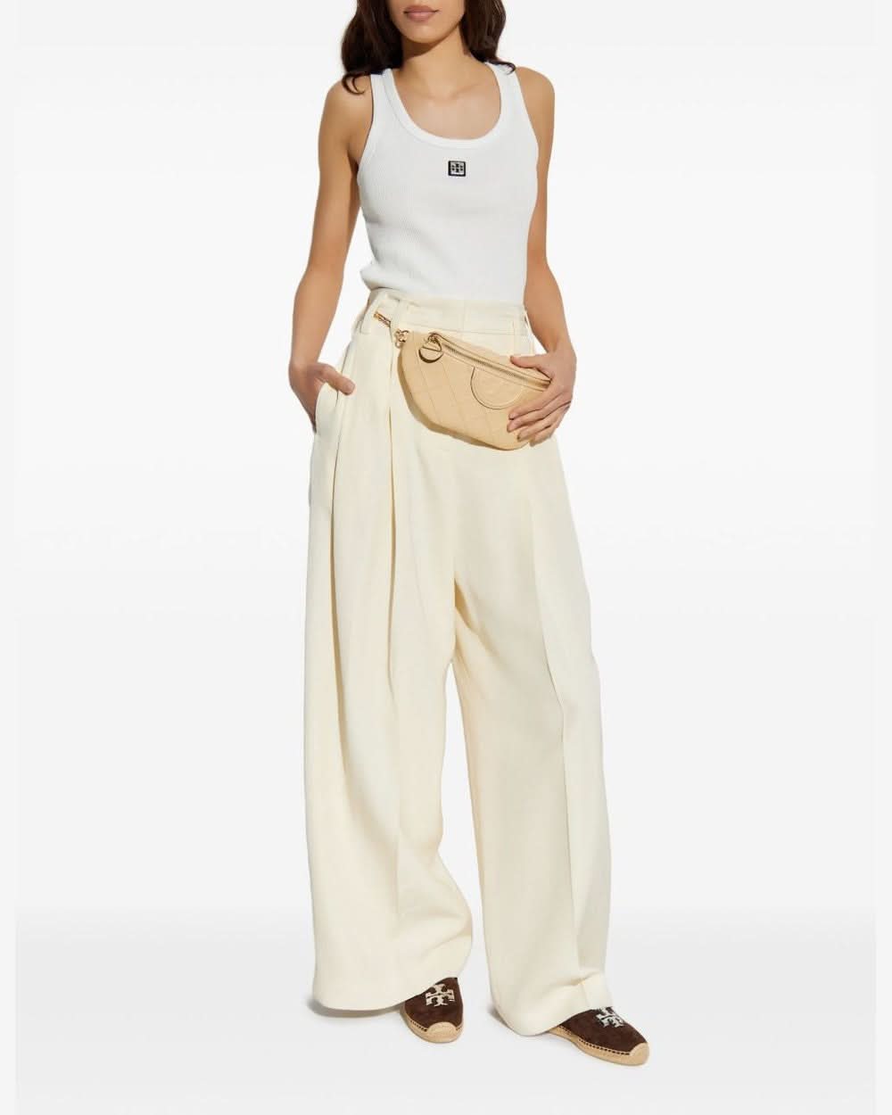 Tory Burch White Top Topwear