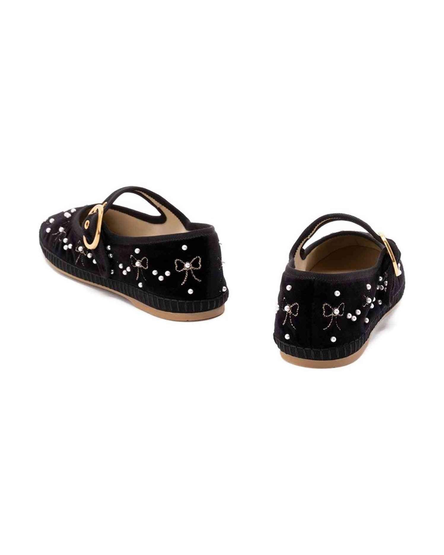 Valentino Black Garavani Flat Shoes Glam Steals