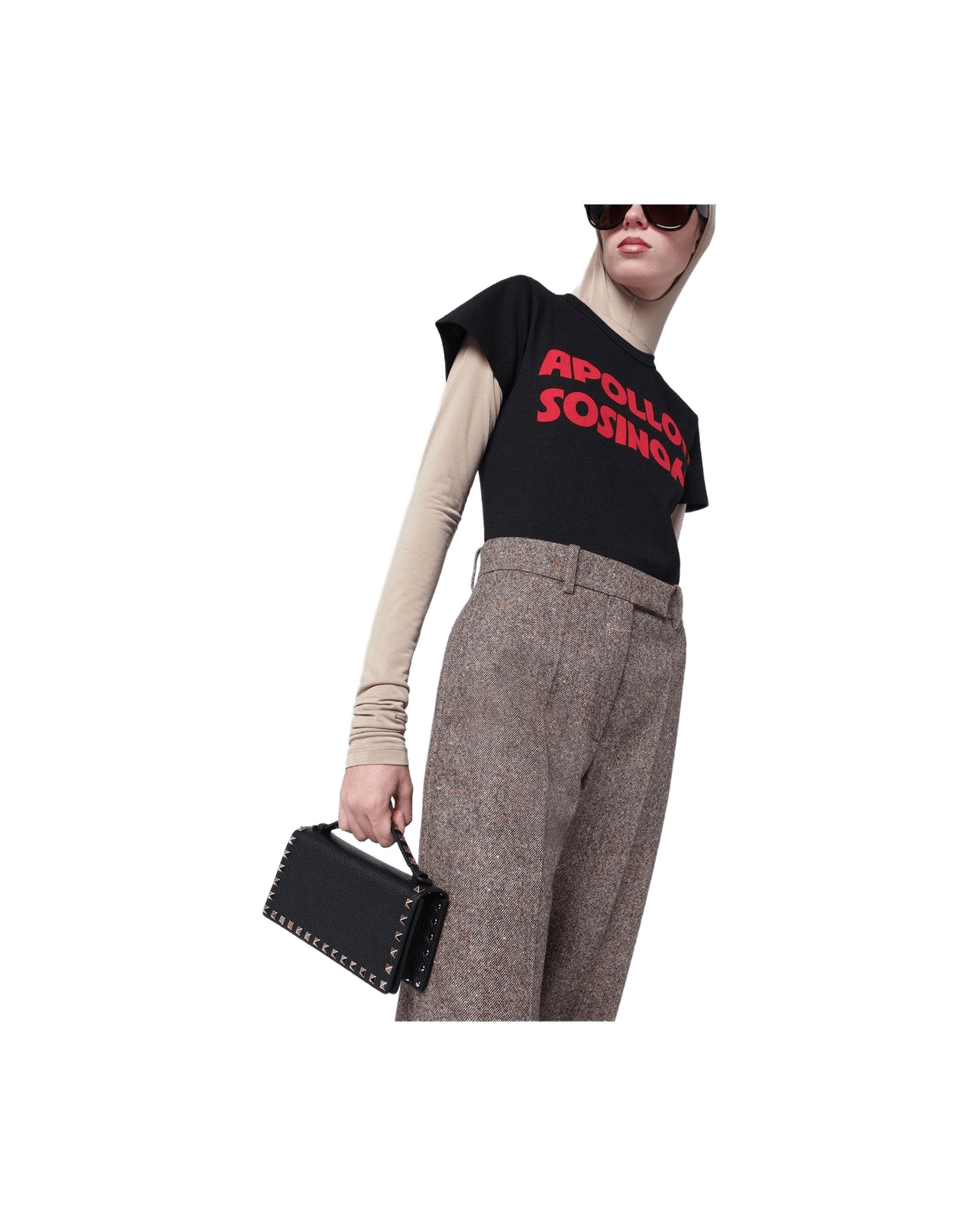 Valentino Garavani Black Rockstud Wallet With Strap Glam Steals