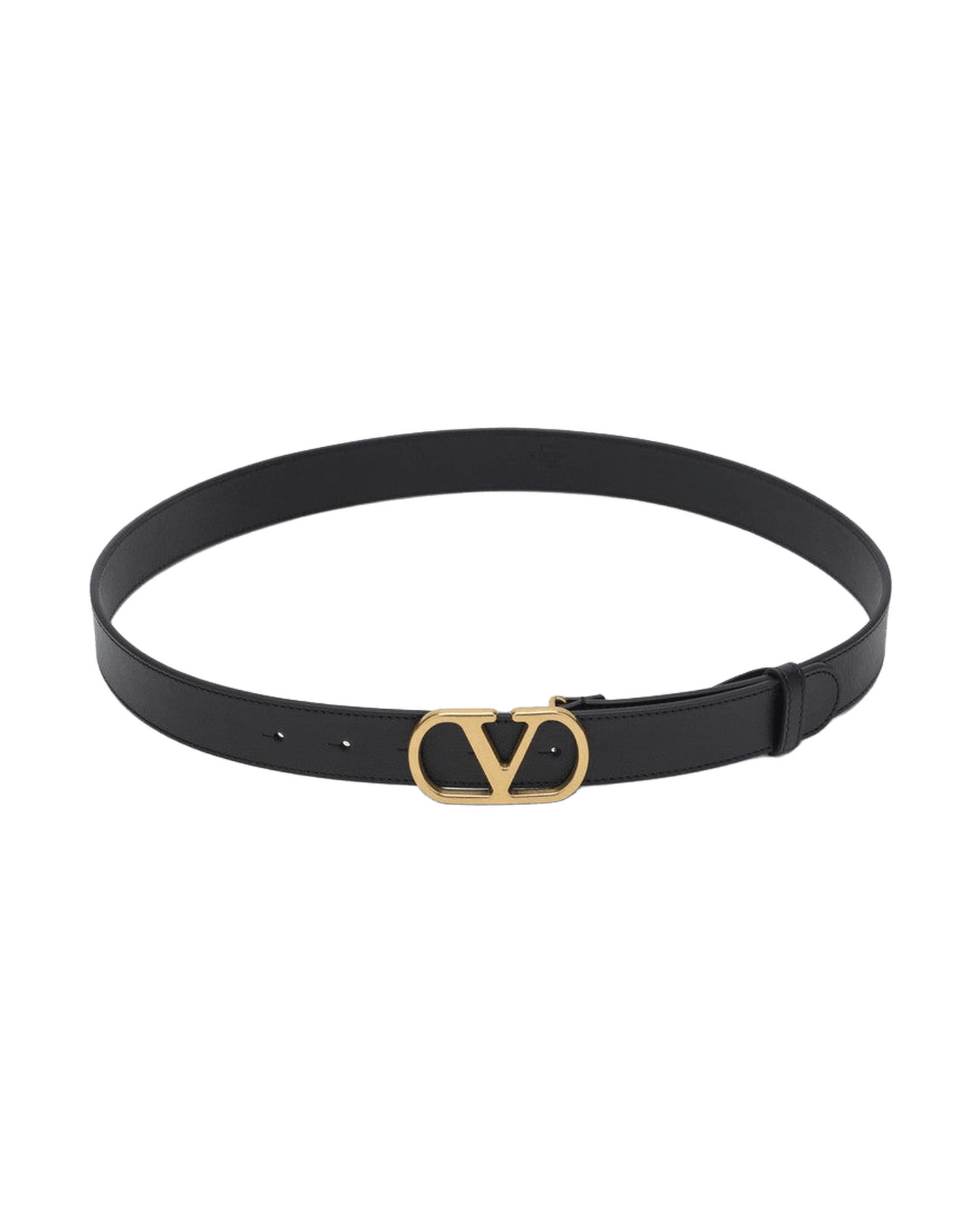 Valentino Garavani Black Vlogo Signature Belt Glam Steals
