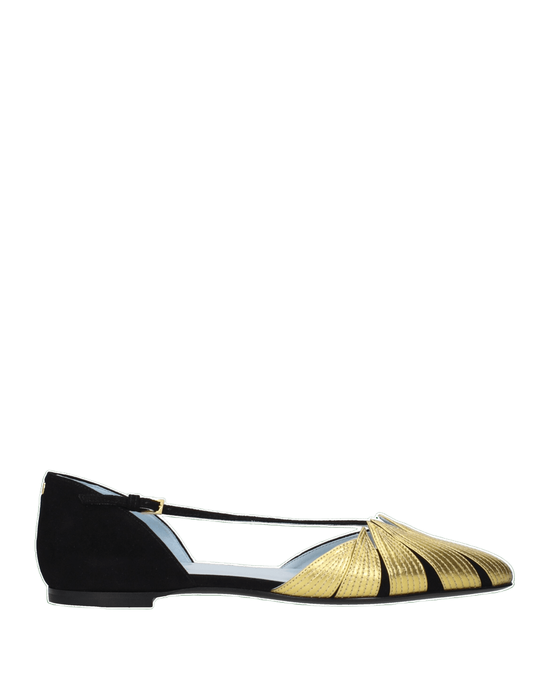 Valentino Garavani Black Leather Flat Glam Steals