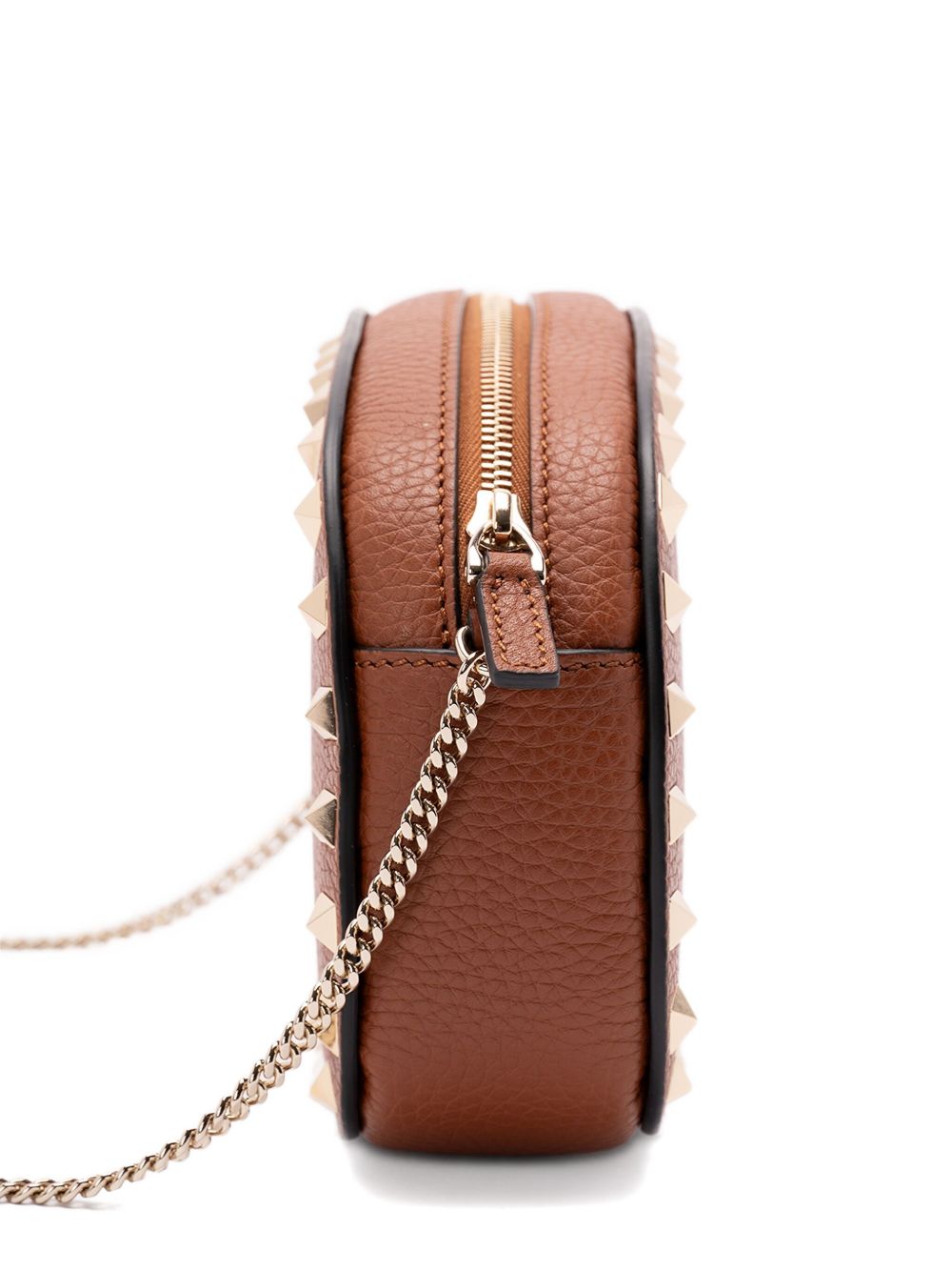 Valentino Brown Leather Garavani Bag Glam Steals