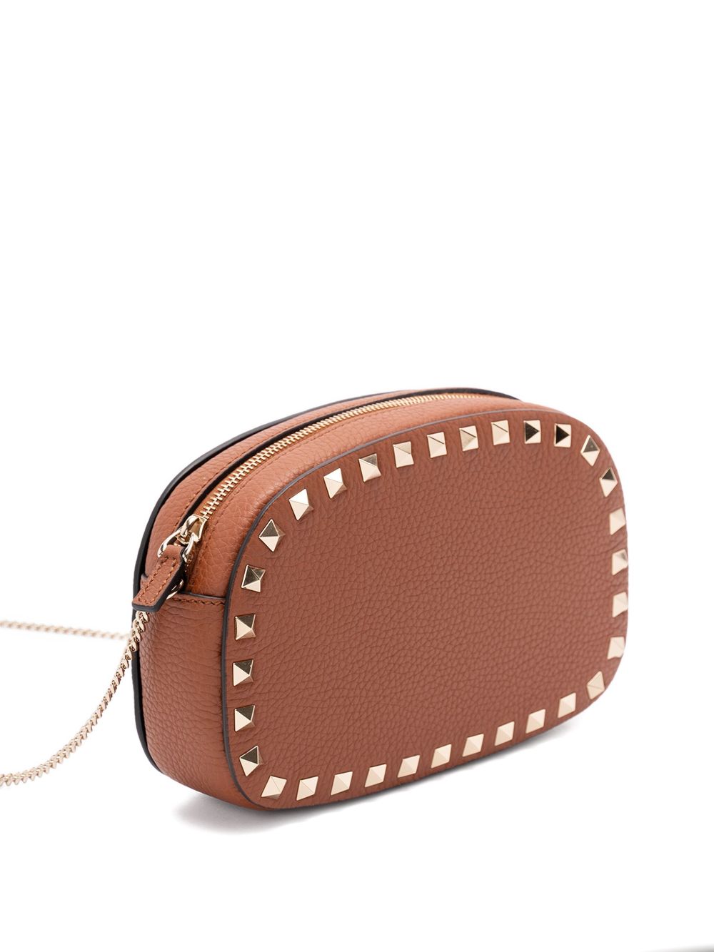 Valentino Brown Leather Garavani Bag Glam Steals