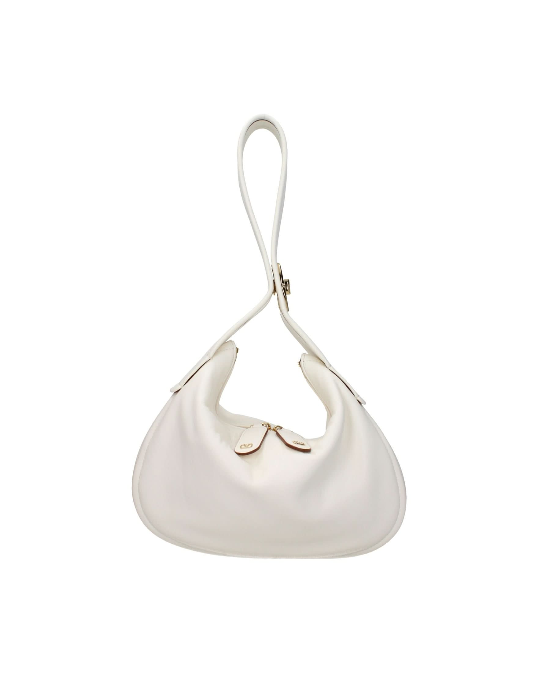 Valentino Garavani Beige Leather Handbag Handbags