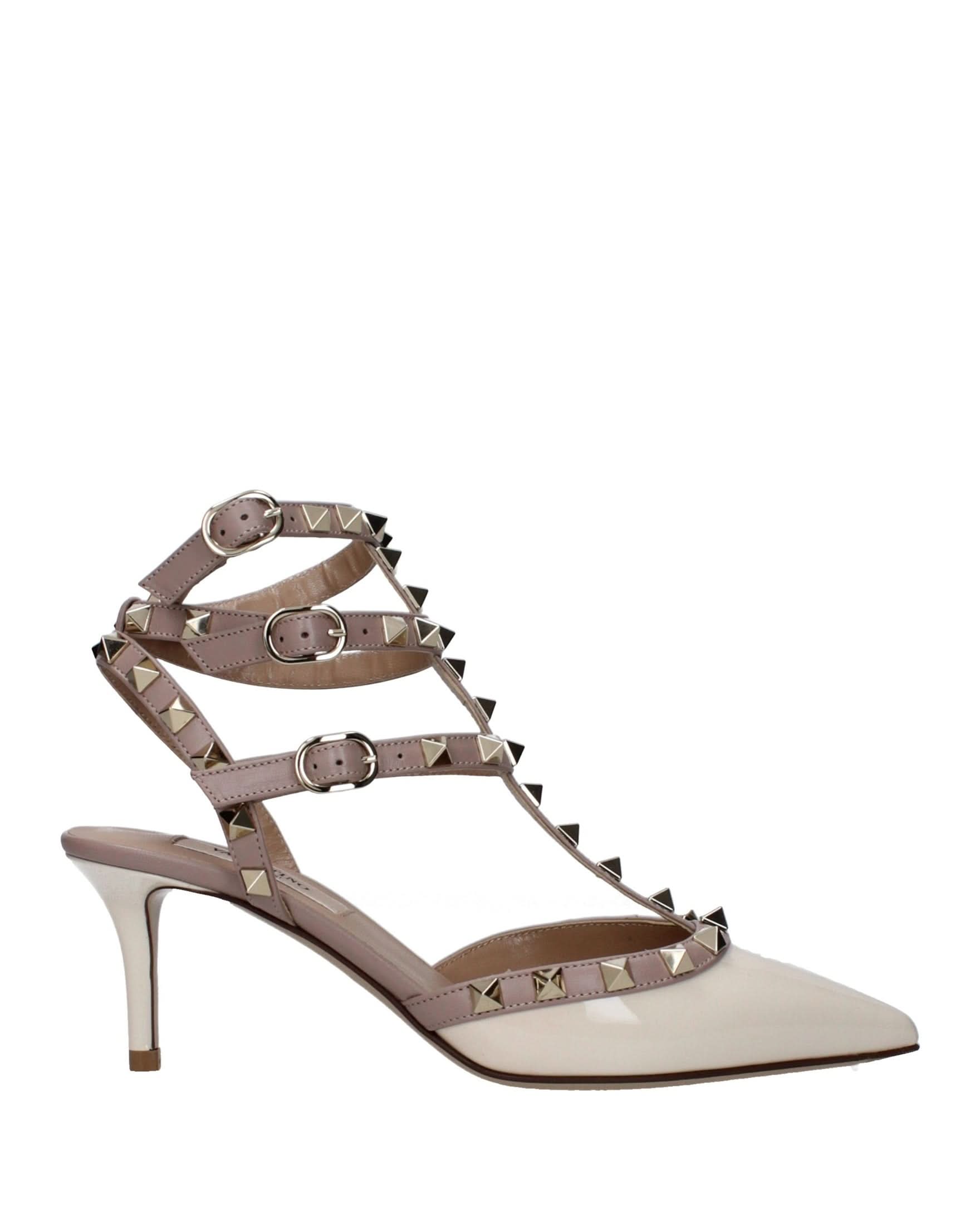 Valentino Garavani Beige Leather High Heel Pumps Glam Steals