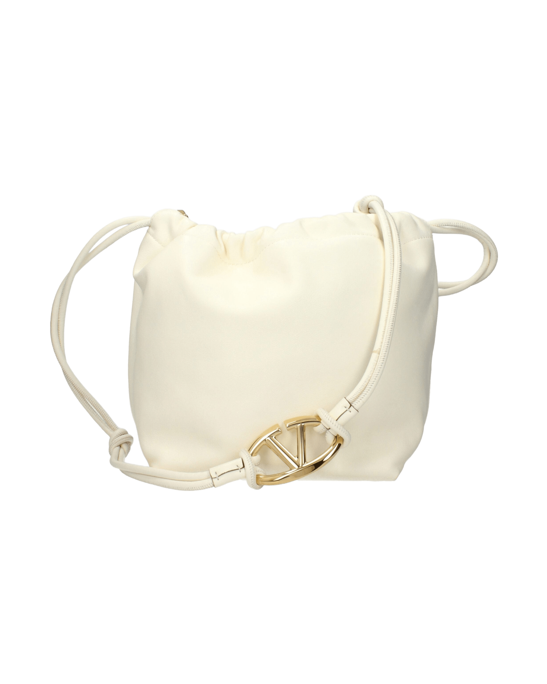Valentino Garavani Beige Leather Shoulder Bag Glam Steals