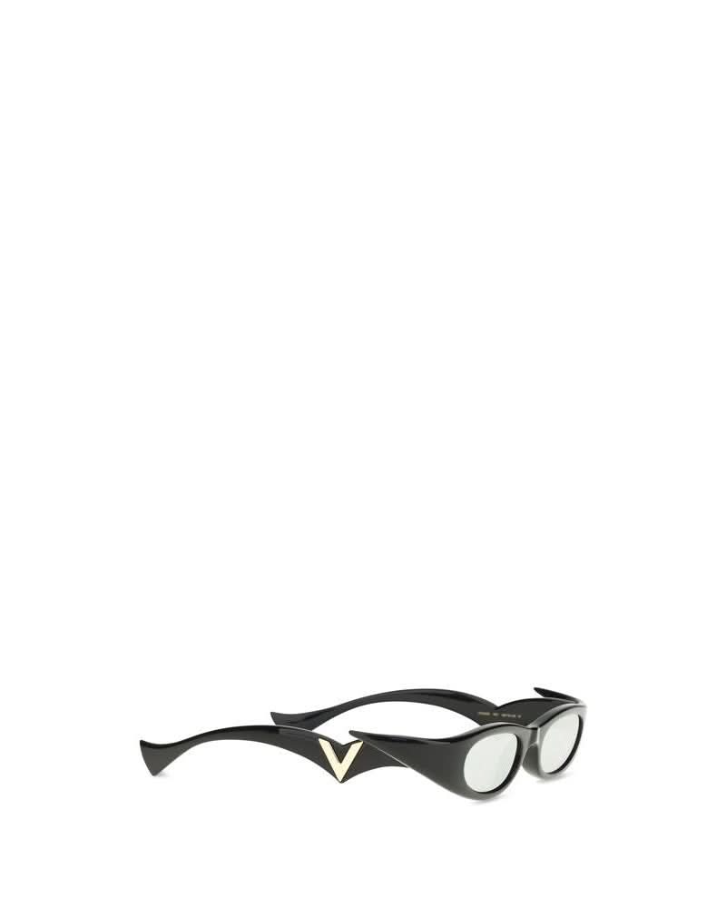 Valentino Garavani Black Acetate Sunglasses Glam Steals