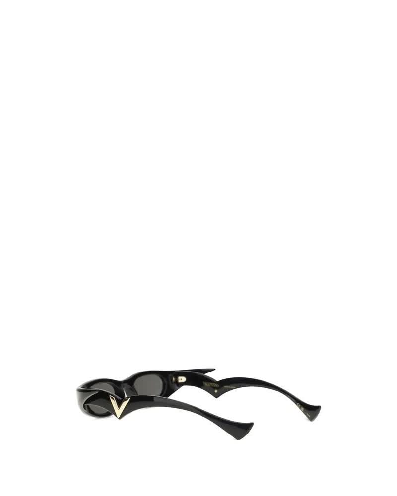 Valentino Garavani Black Acetate Sunglasses Glam Steals