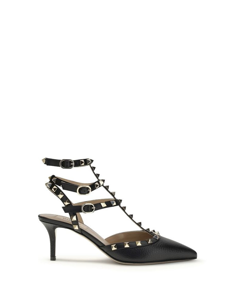 Valentino Garavani Black Calf Leather Bos Taurus Pumps Glam Steals