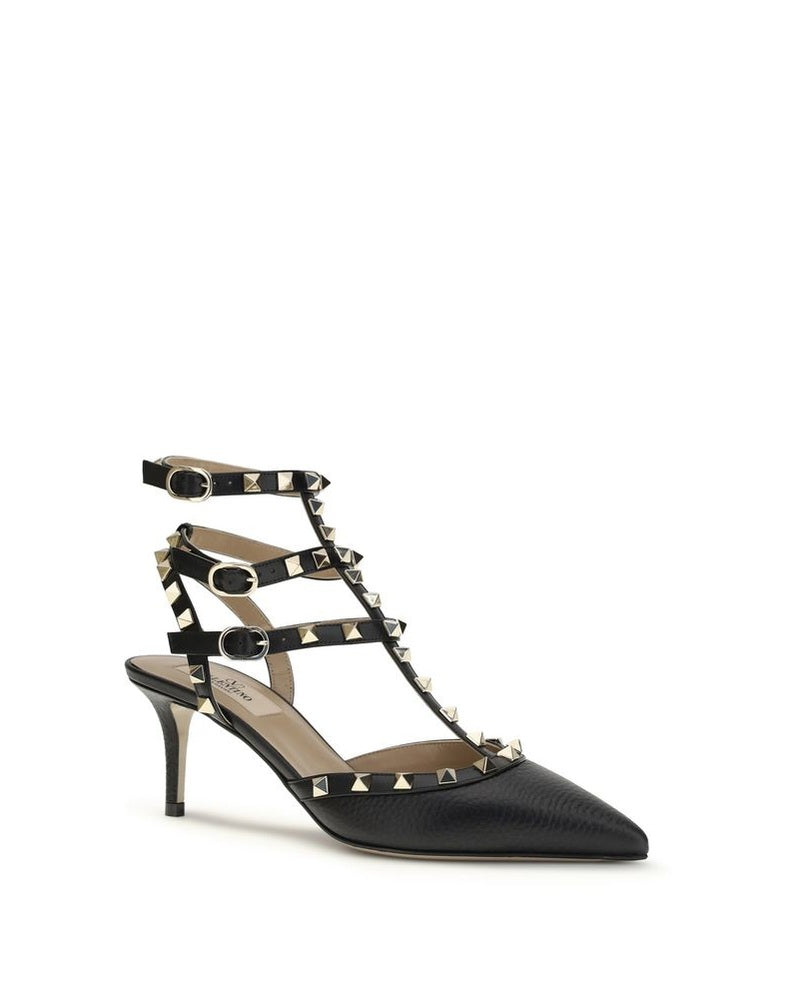 Valentino Garavani Black Calf Leather Bos Taurus Pumps Glam Steals